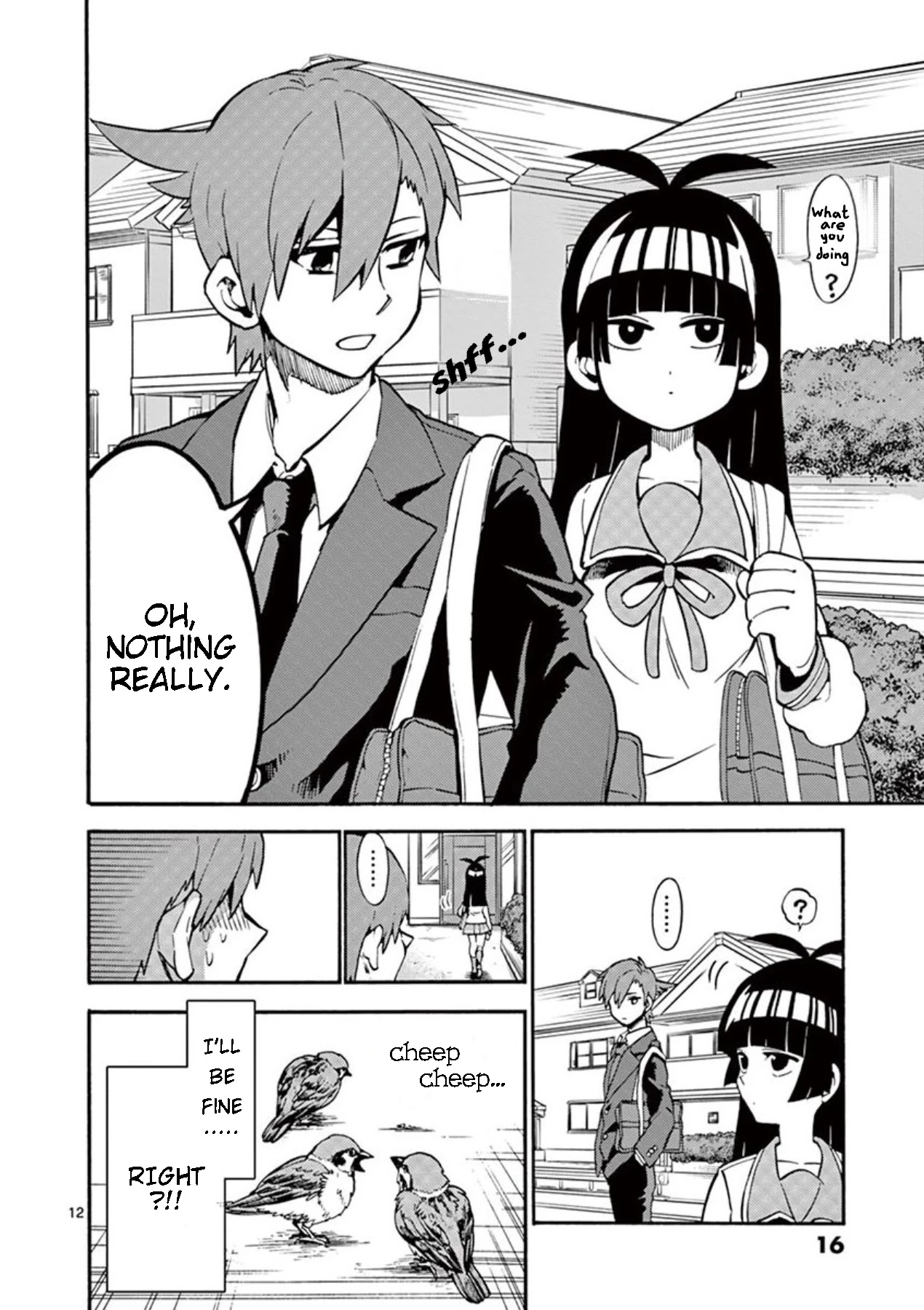 Moukin-chan Chapter 12 page 16 - Chapter 12: 12th Feather: This Town's Secret