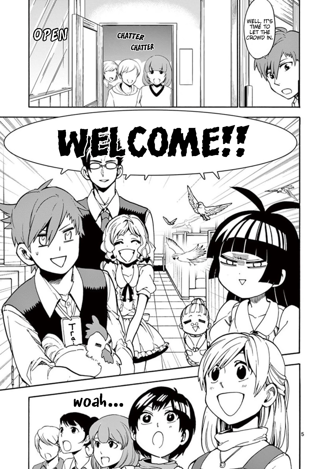 Moukin-chan Chapter 14 page 5 - Chapter 14: 14th Feather: Open!