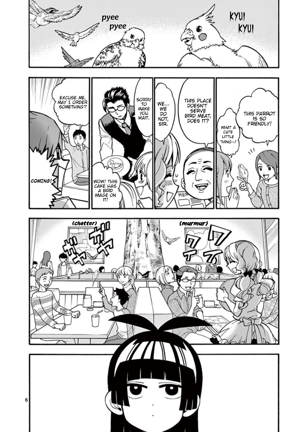 Moukin-chan Chapter 14 page 6 - Chapter 14: 14th Feather: Open!