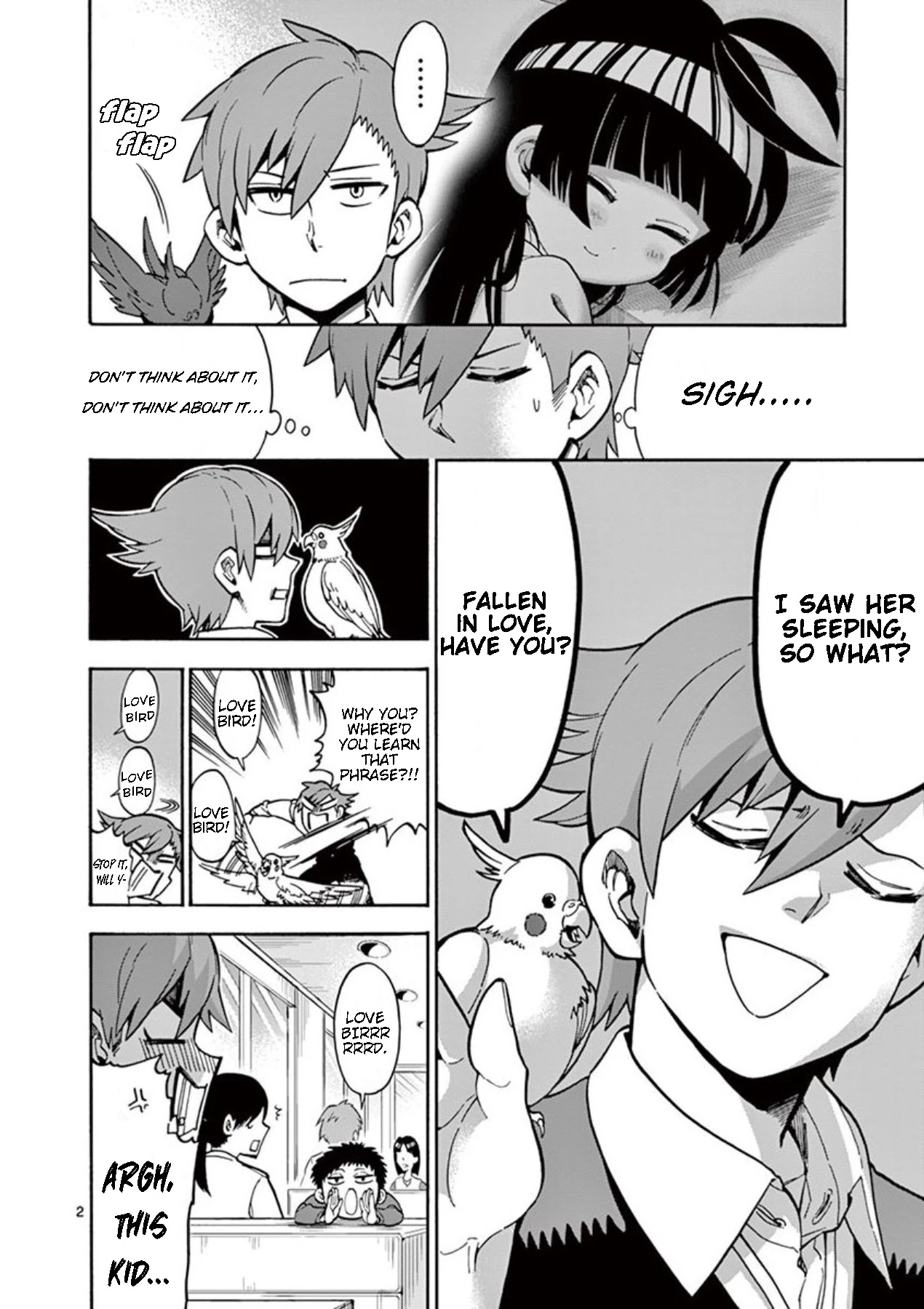Moukin-chan Chapter 15 page 2 - Chapter 15: 15th Feather: Attack
