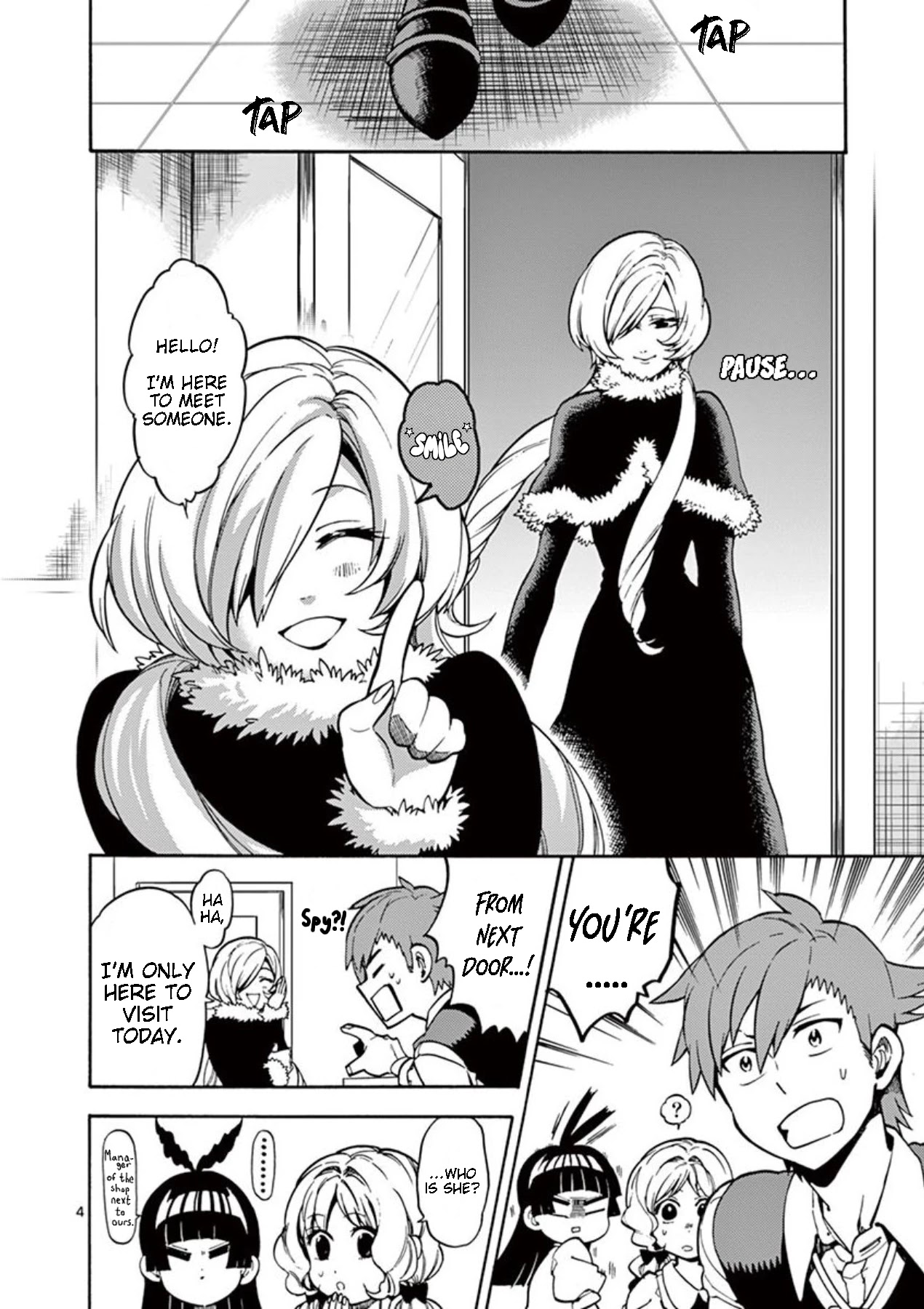 Moukin-chan Chapter 16 page 4 - Chapter 16: 16th Feather: The Two Managers