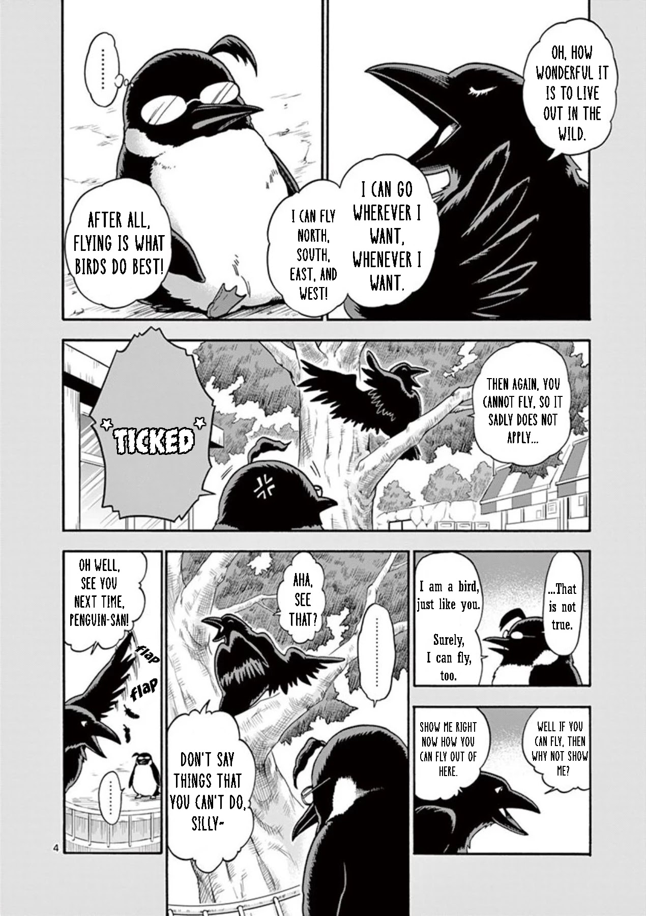 Moukin-chan Chapter 17 page 4 - Chapter 17: 17th Feather: Manager's Past