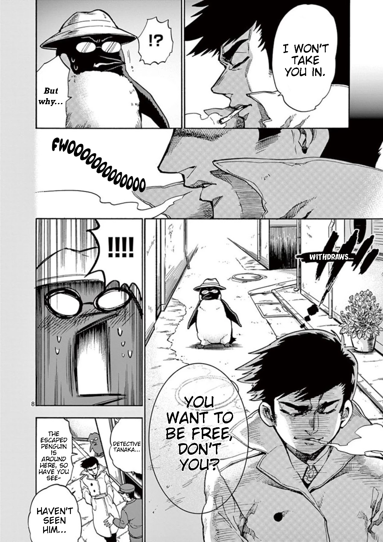 Moukin-chan Chapter 17 page 8 - Chapter 17: 17th Feather: Manager's Past