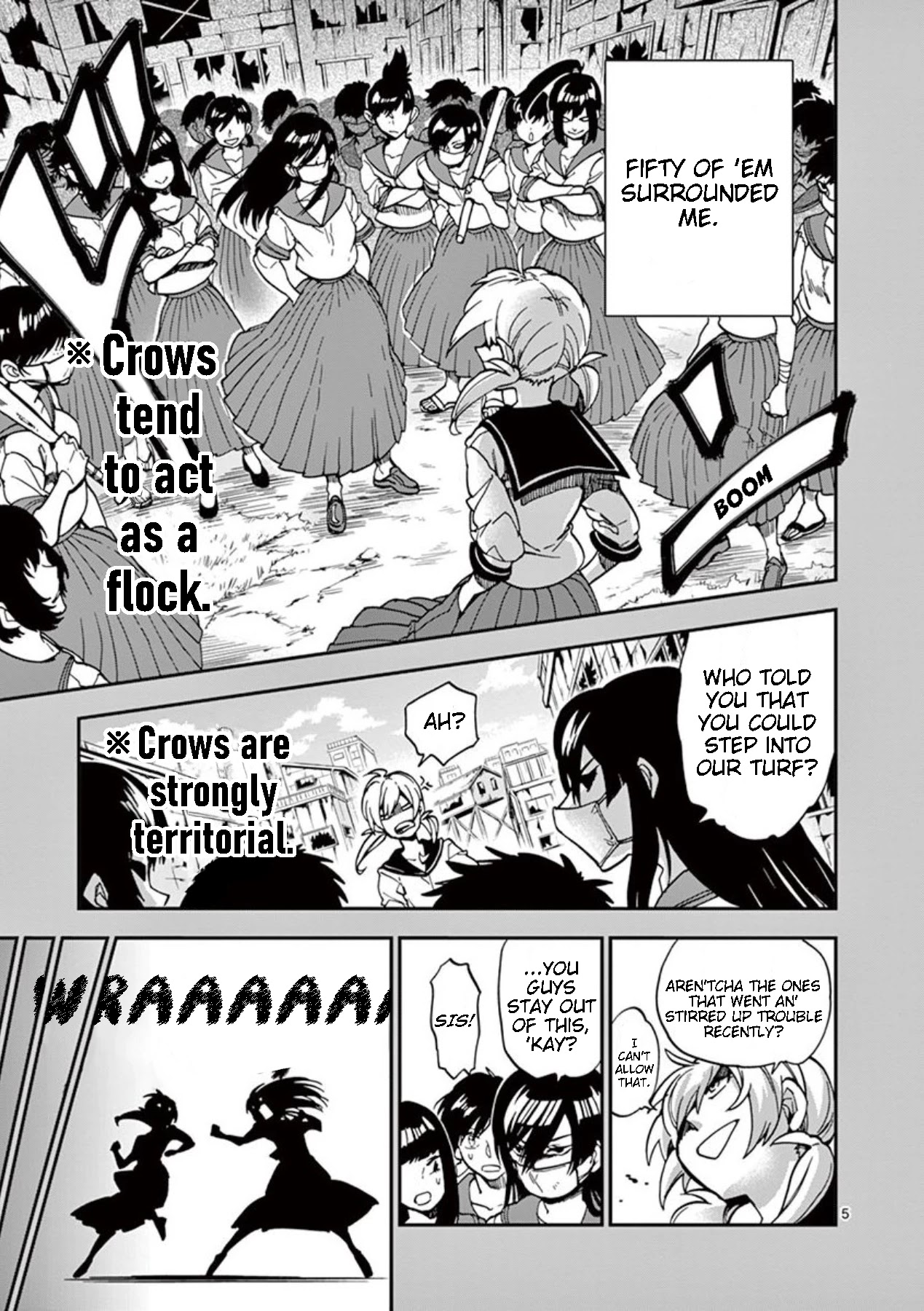 Moukin-chan Chapter 18 page 5 - Chapter 18: 18th Feather: Infiltration Part 1