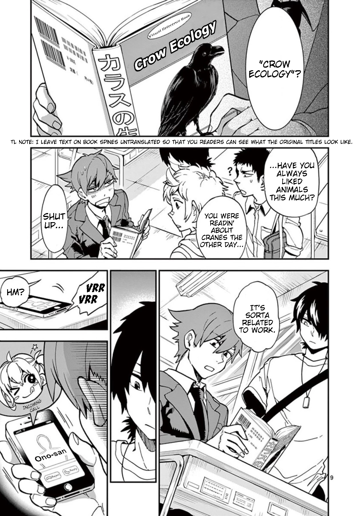 Moukin-chan Chapter 18 page 9 - Chapter 18: 18th Feather: Infiltration Part 1
