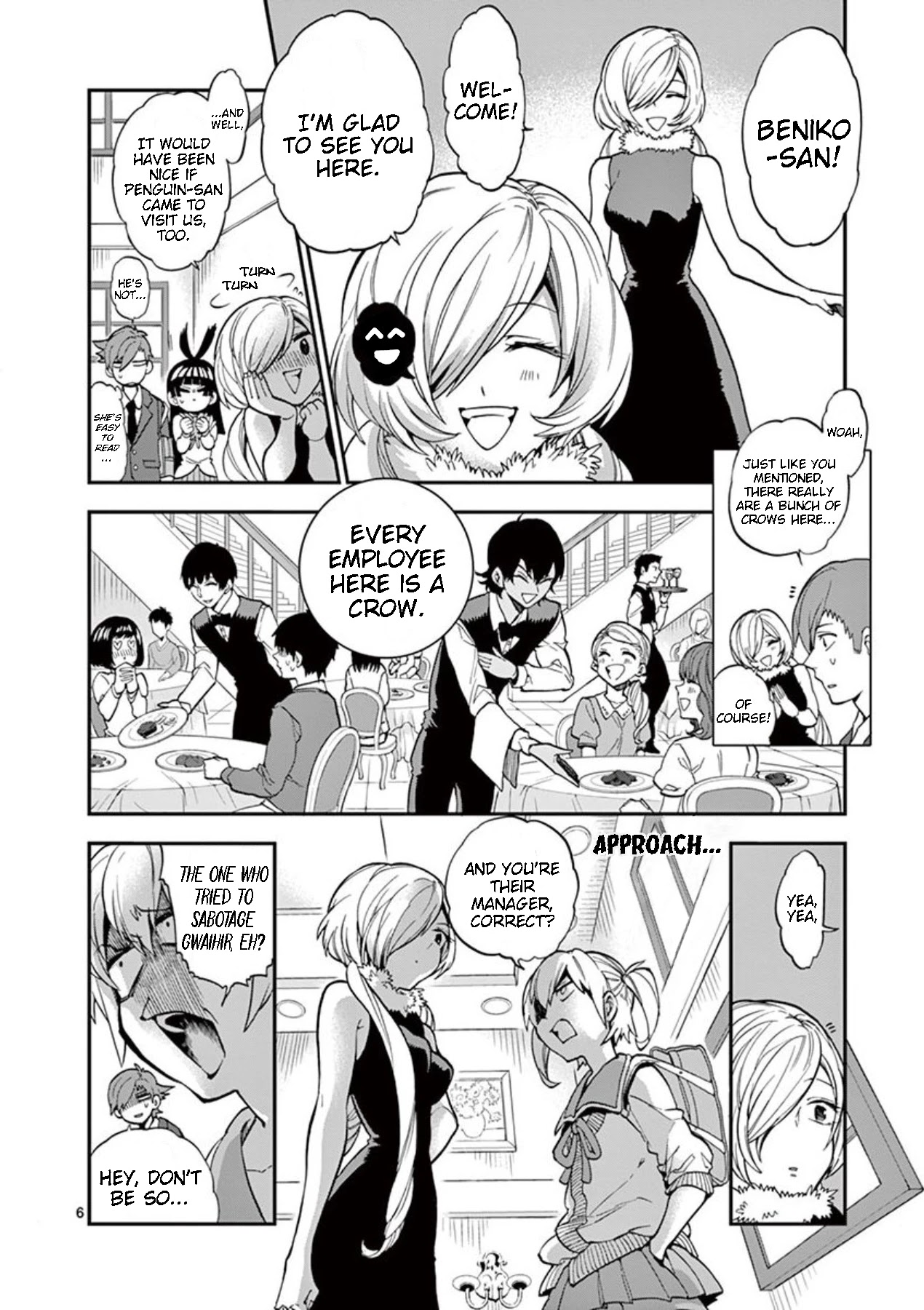 Moukin-chan Chapter 19 page 6 - Chapter 19: 19th Feather: Infiltration Part 2