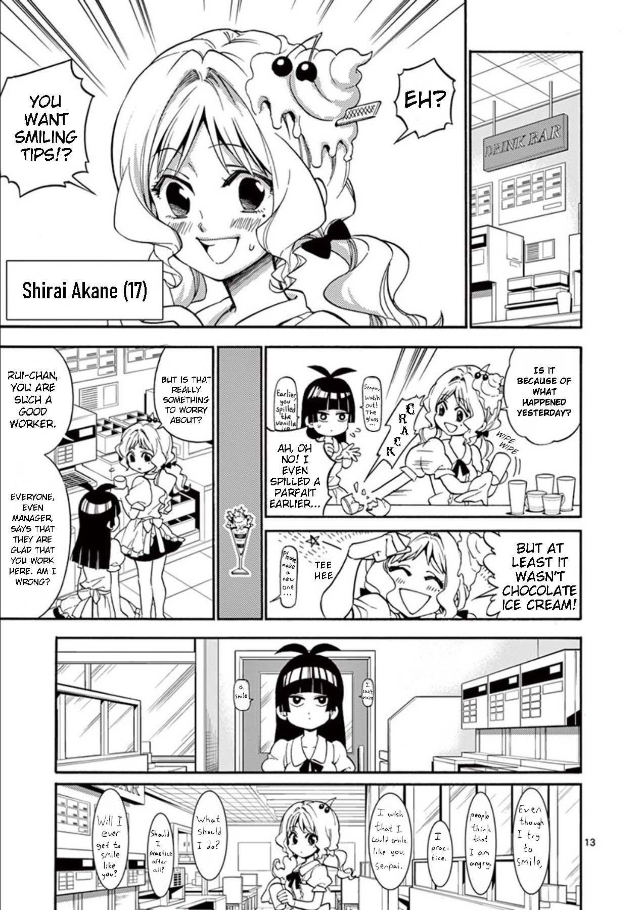 Moukin-chan Chapter 2 page 12 - Chapter 2: 2nd Feather: Smile
