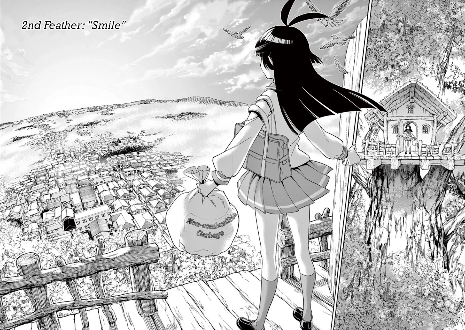 Moukin-chan Chapter 2 page 2 - Chapter 2: 2nd Feather: Smile