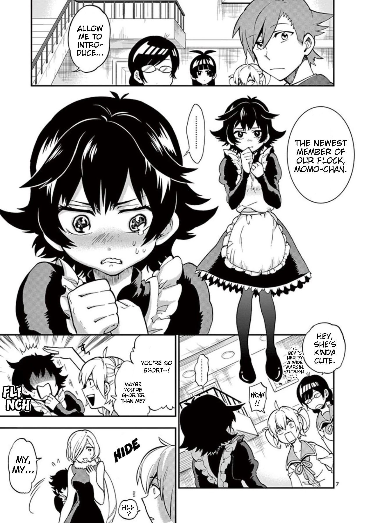 Moukin-chan Chapter 20 page 7 - Chapter 20: 20th Feather: Lost in the Crowd