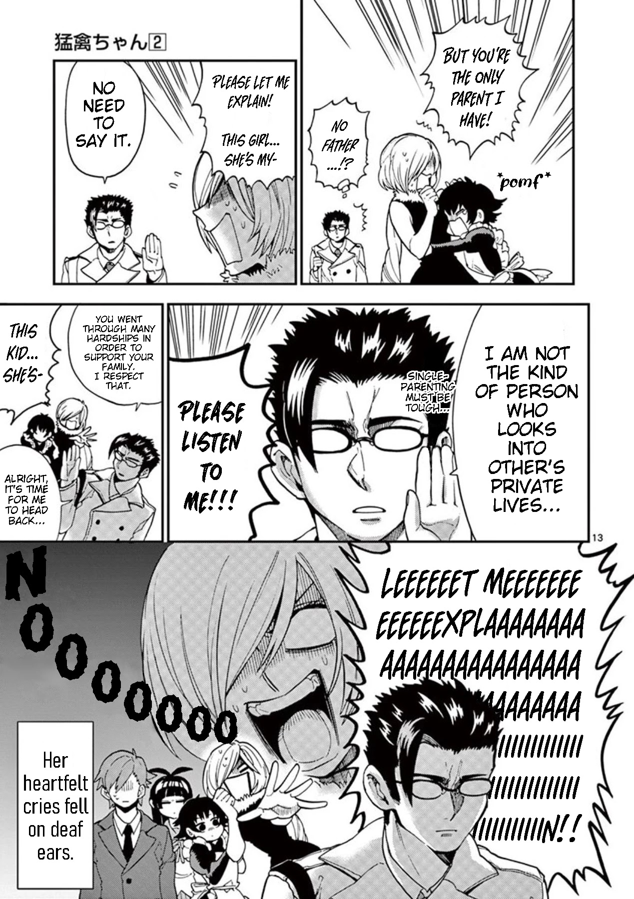 Moukin-chan Chapter 21 page 13 - Chapter 21: 21st Feather: Momo the Crow