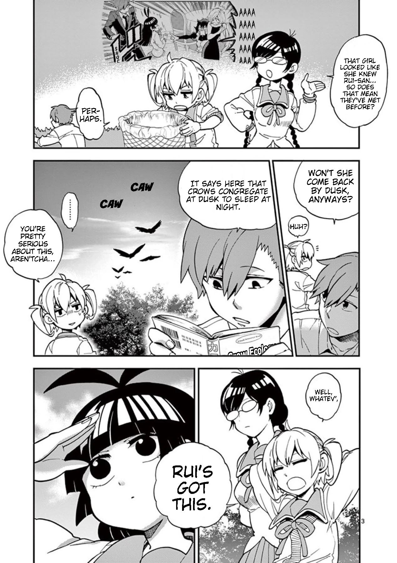 Moukin-chan Chapter 21 page 3 - Chapter 21: 21st Feather: Momo the Crow