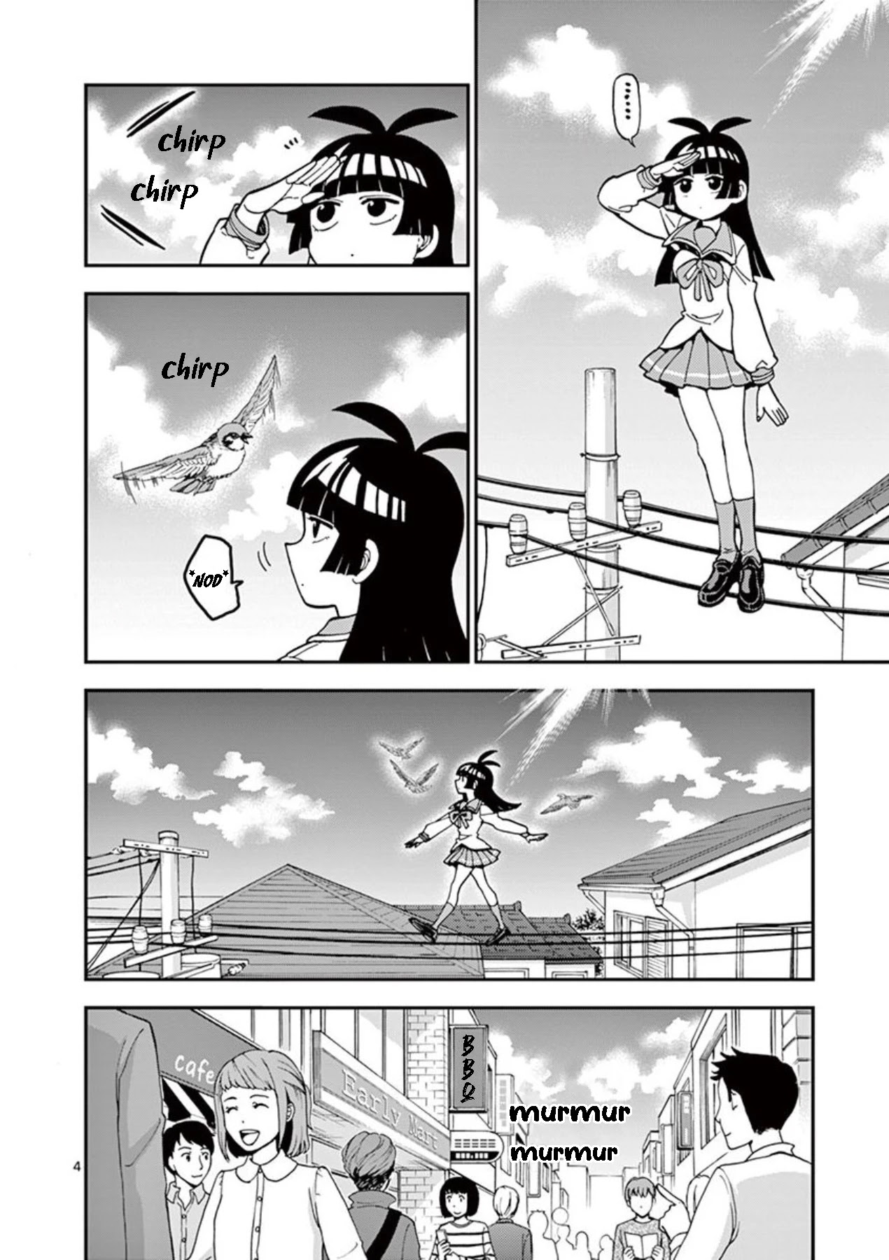 Moukin-chan Chapter 21 page 4 - Chapter 21: 21st Feather: Momo the Crow