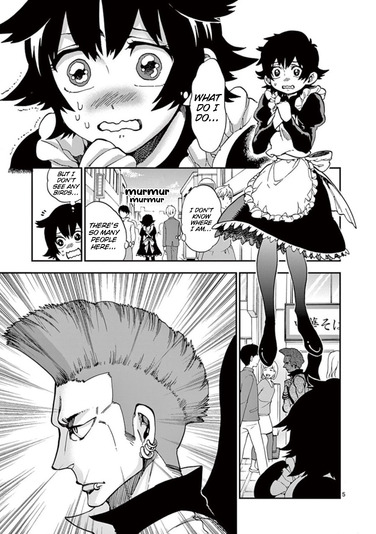 Moukin-chan Chapter 21 page 5 - Chapter 21: 21st Feather: Momo the Crow
