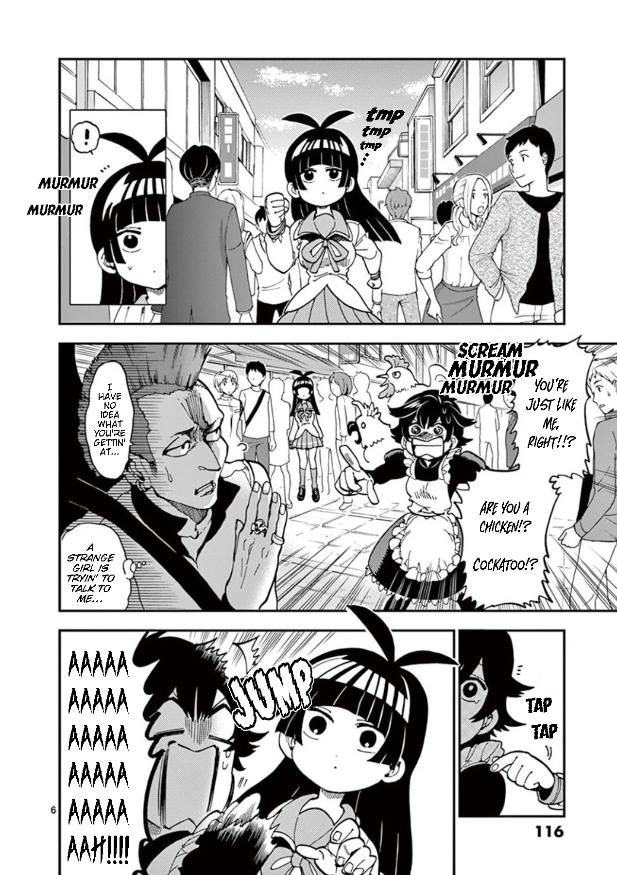 Moukin-chan Chapter 21 page 6 - Chapter 21: 21st Feather: Momo the Crow