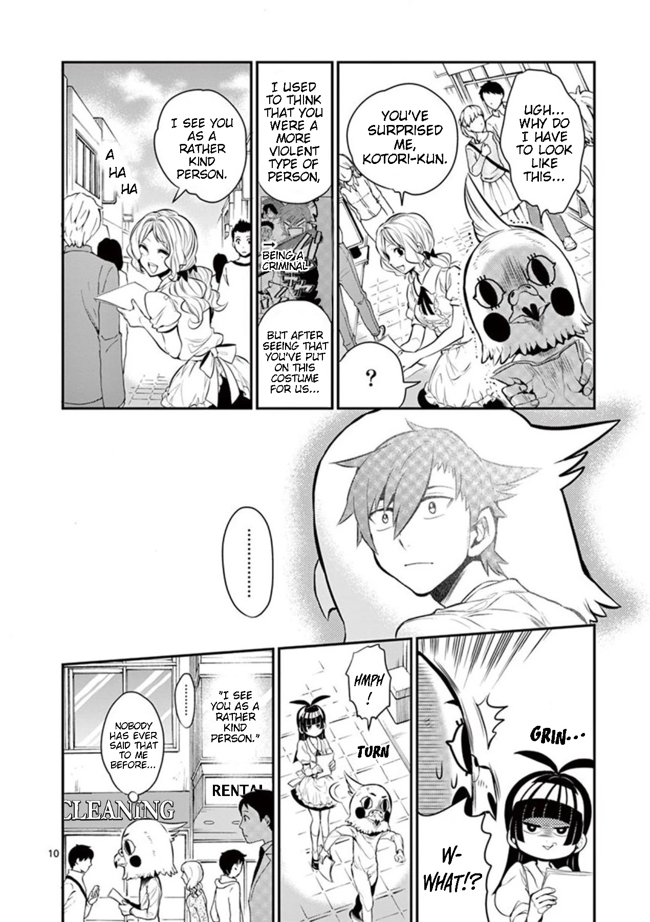 Moukin-chan Chapter 22 page 10 - Chapter 22: 22nd Feather: Kotori-kun's Job