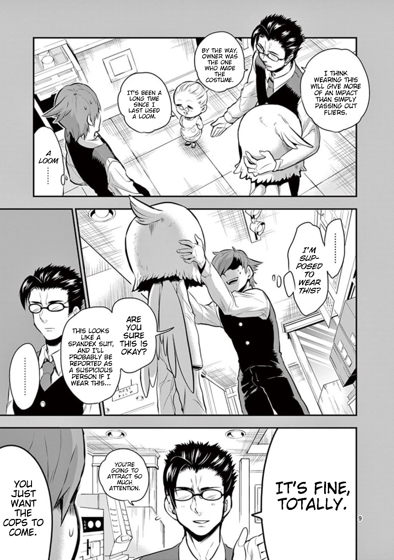 Moukin-chan Chapter 22 page 9 - Chapter 22: 22nd Feather: Kotori-kun's Job