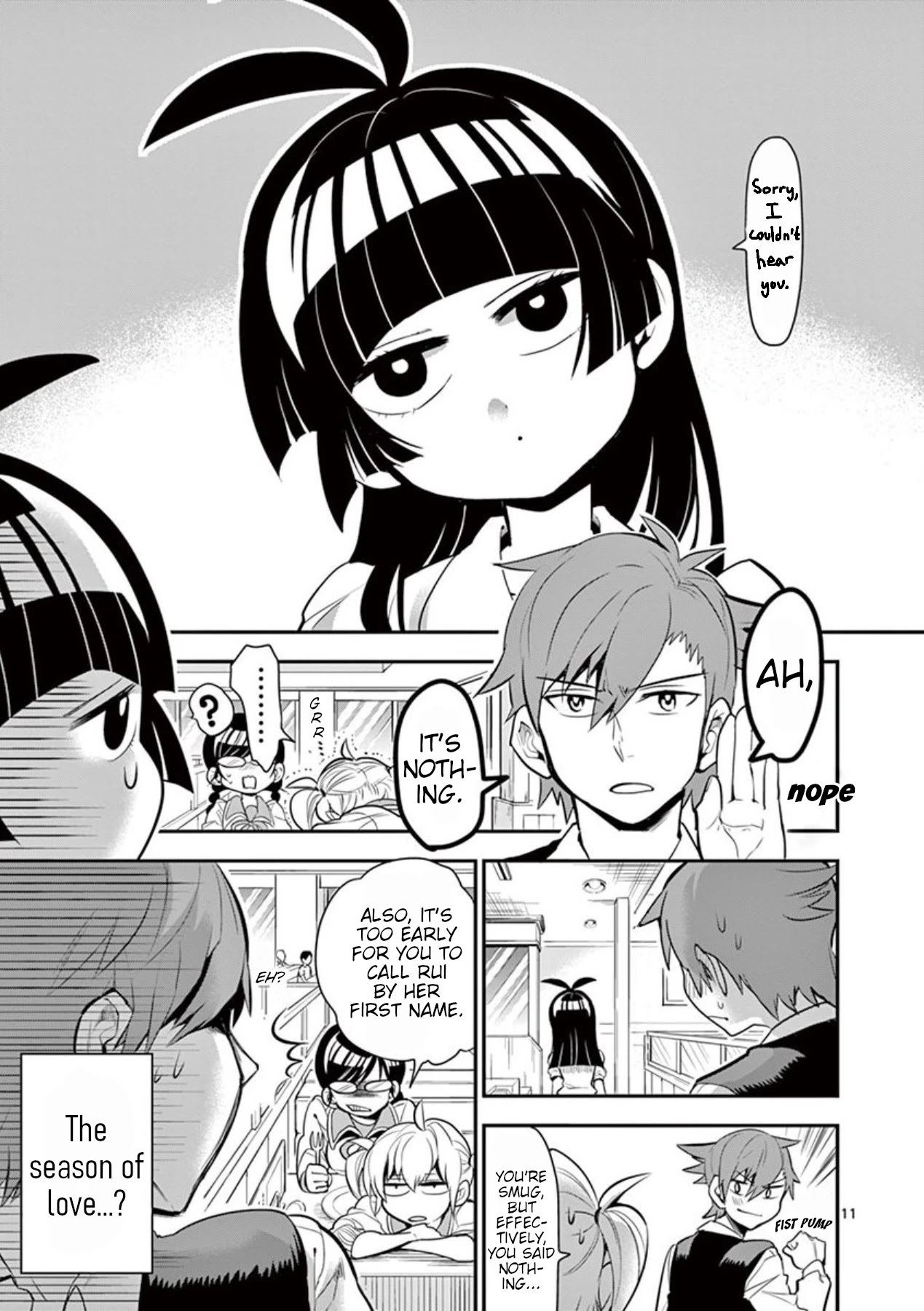 Moukin-chan Chapter 23 page 11 - Chapter 23: 23rd Feather: Romance...?