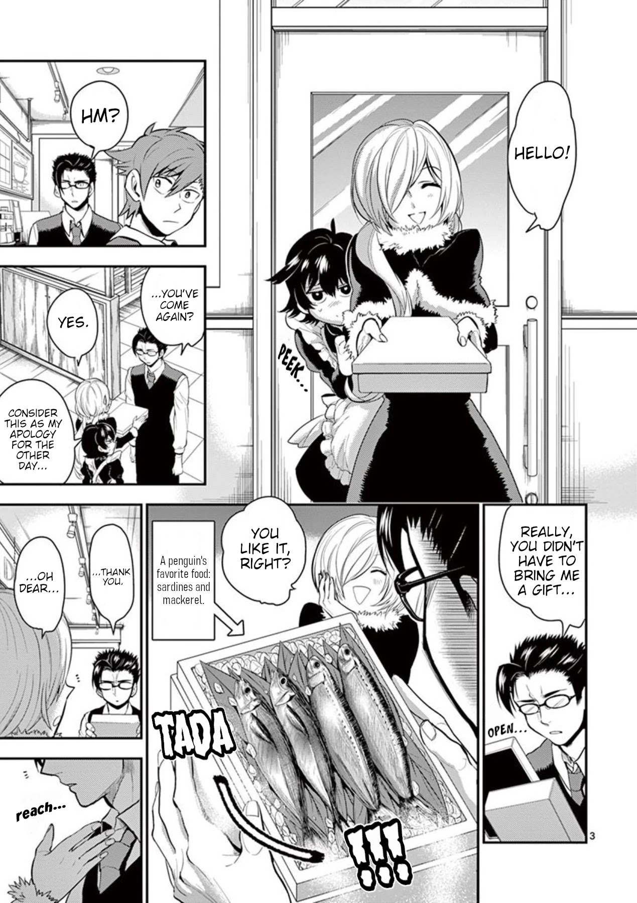 Moukin-chan Chapter 23 page 3 - Chapter 23: 23rd Feather: Romance...?