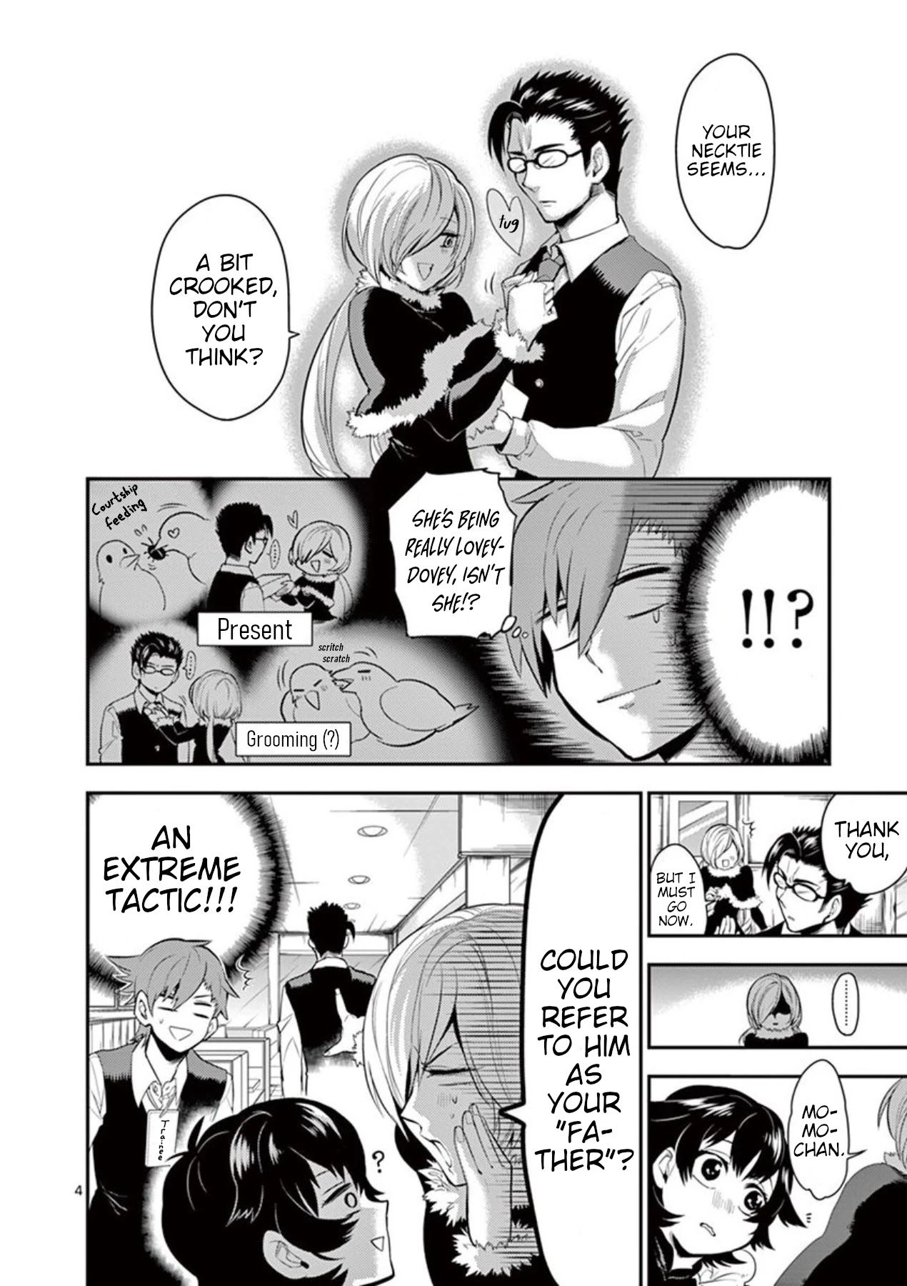 Moukin-chan Chapter 23 page 4 - Chapter 23: 23rd Feather: Romance...?
