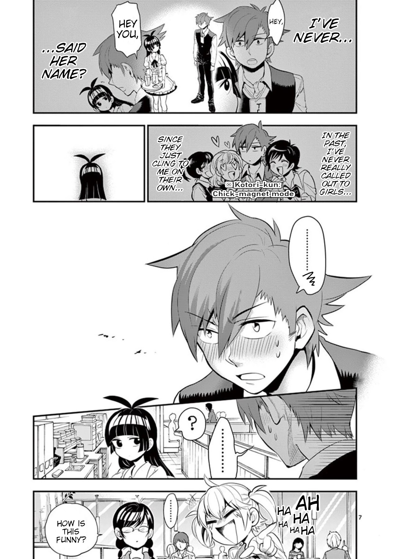 Moukin-chan Chapter 23 page 7 - Chapter 23: 23rd Feather: Romance...?