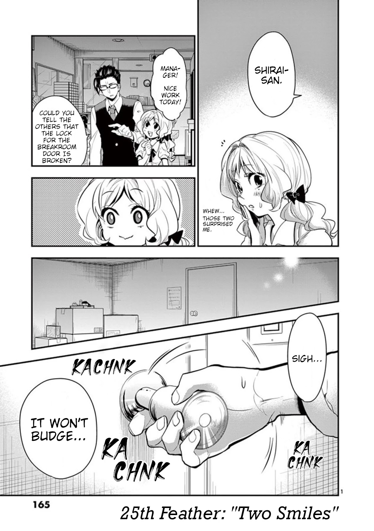 Moukin-chan Chapter 25 page 1 - Chapter 25: 25th Feather: Two Smiles