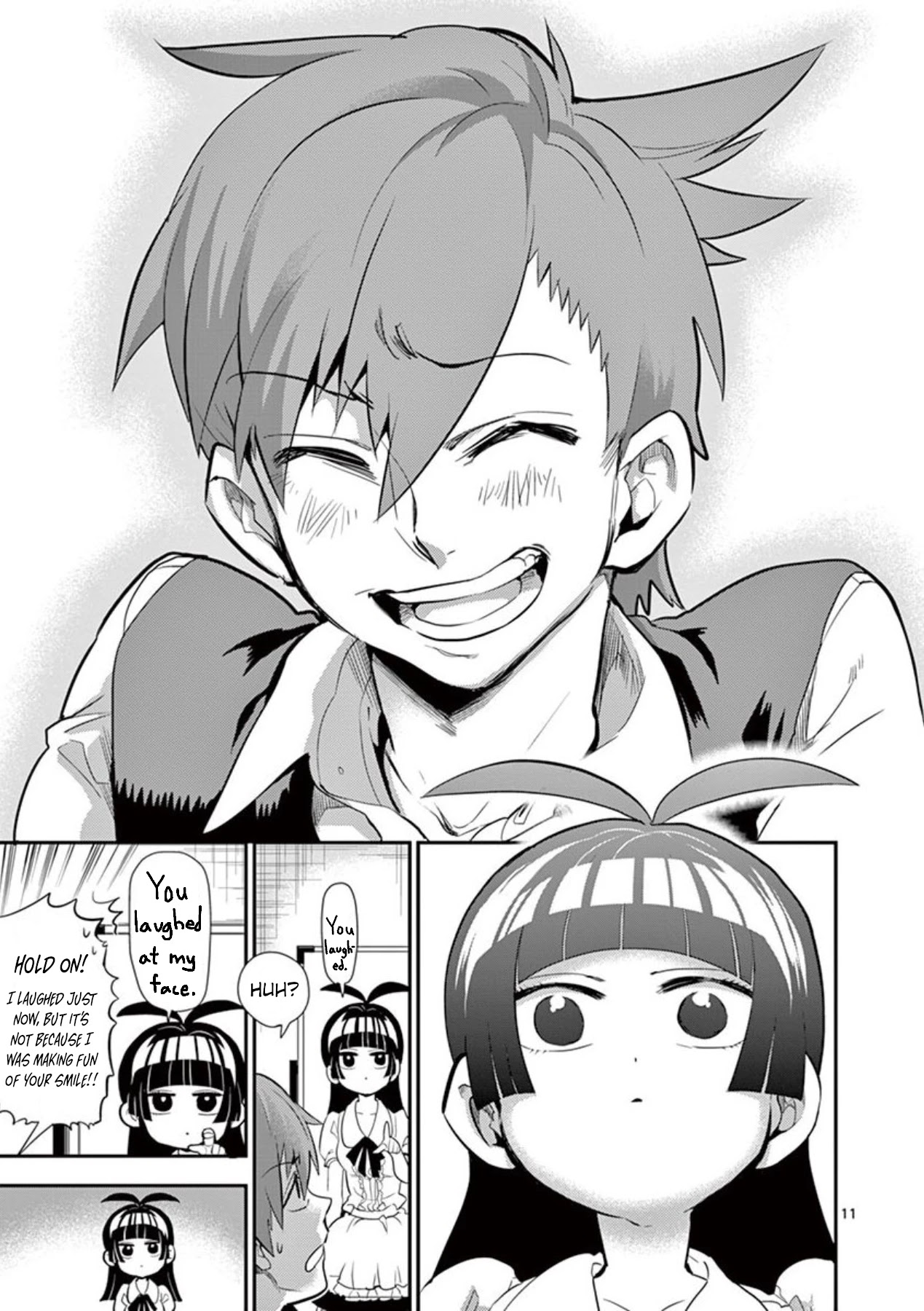 Moukin-chan Chapter 25 page 11 - Chapter 25: 25th Feather: Two Smiles