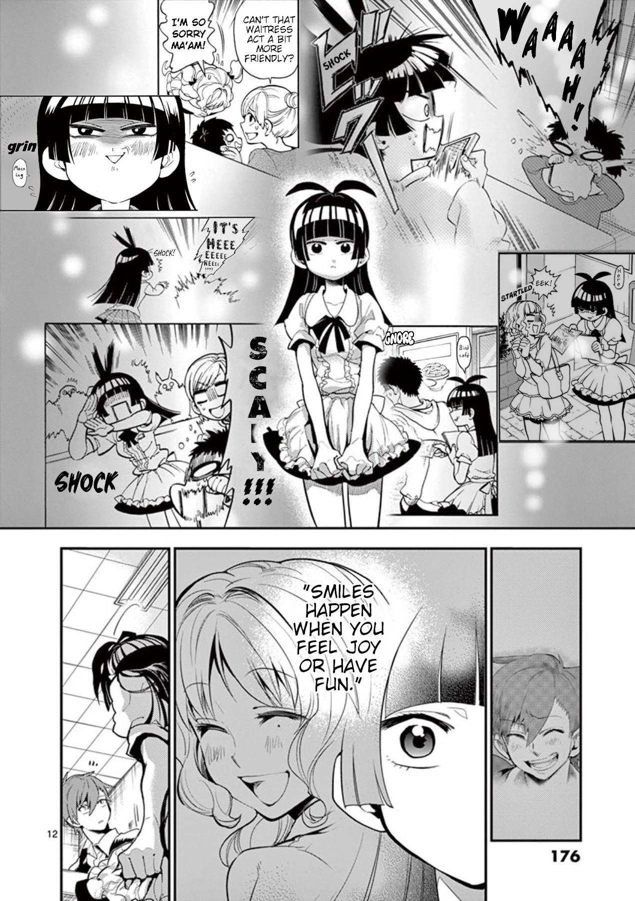 Moukin-chan Chapter 25 page 12 - Chapter 25: 25th Feather: Two Smiles