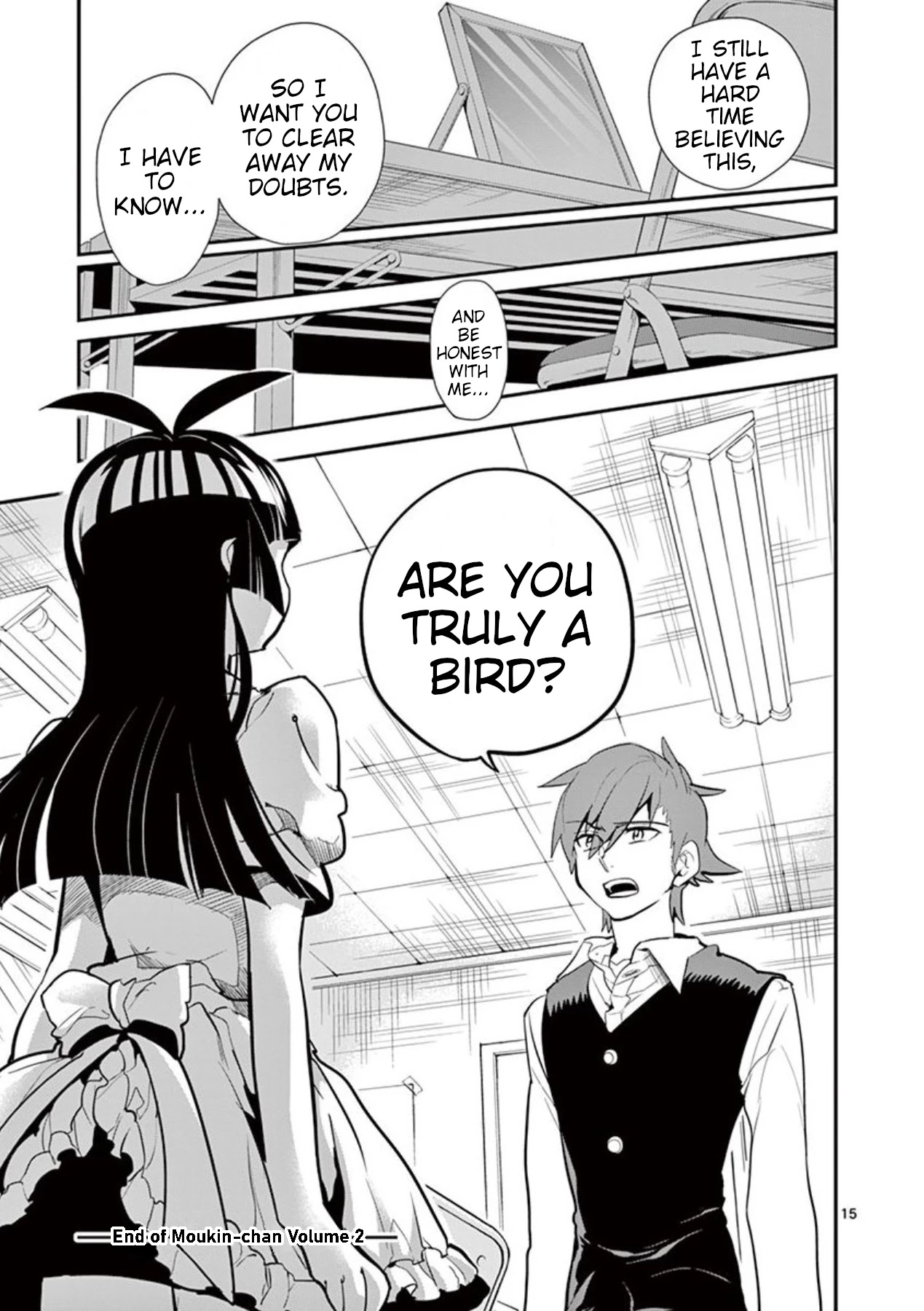 Moukin-chan Chapter 25 page 15 - Chapter 25: 25th Feather: Two Smiles