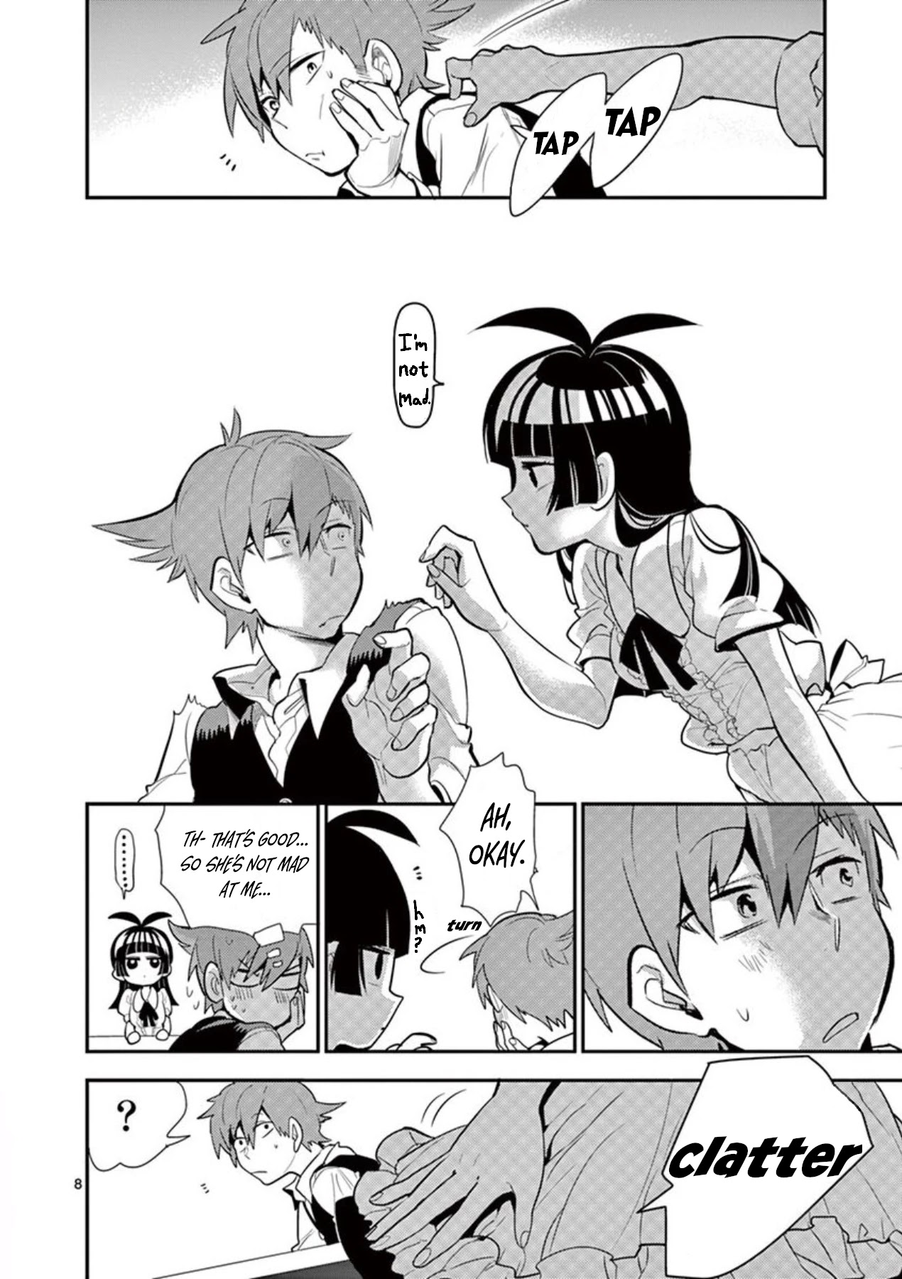 Moukin-chan Chapter 25 page 8 - Chapter 25: 25th Feather: Two Smiles