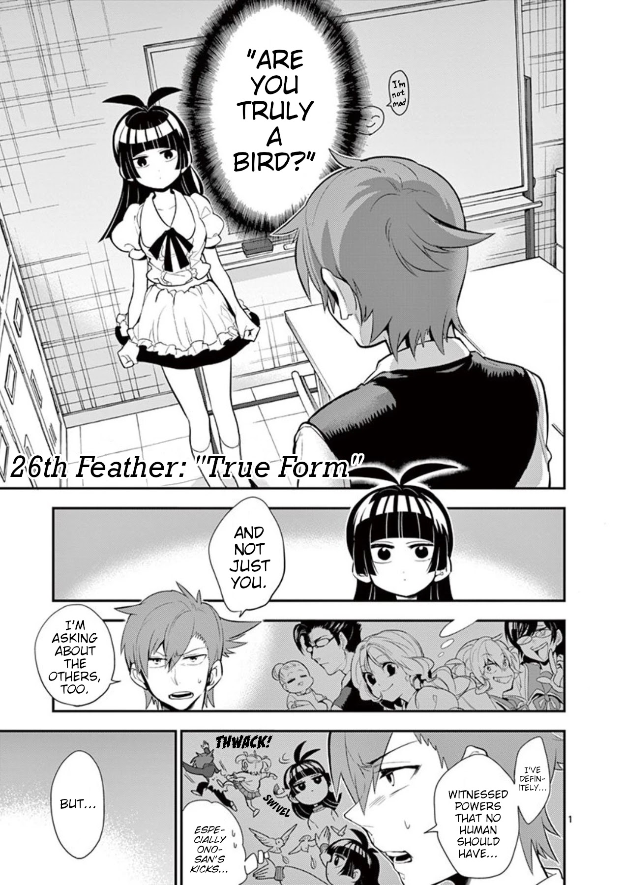 Moukin-chan Chapter 26 page 6 - Chapter 26: 26th Feather: True Form