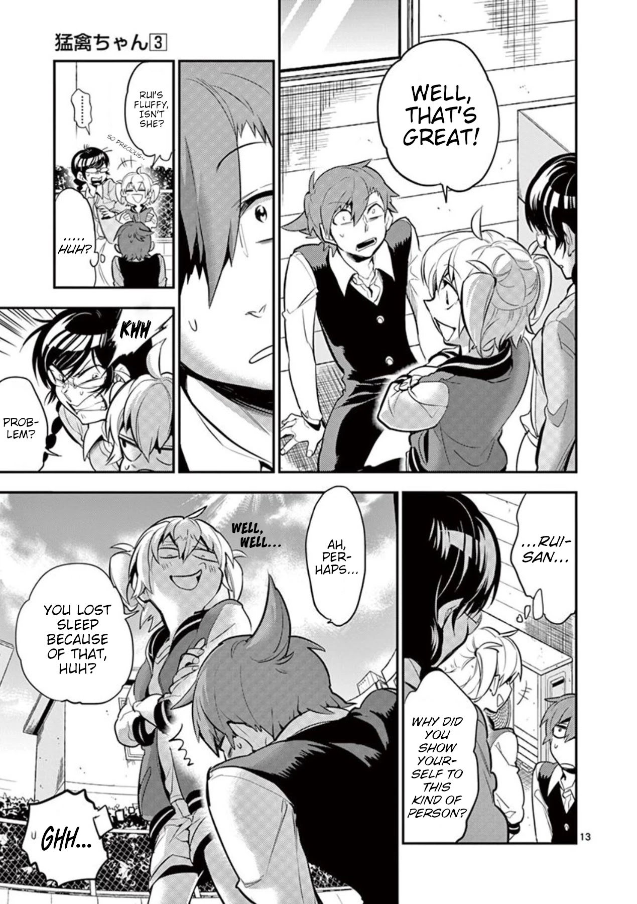 Moukin-chan Chapter 27 page 13 - Chapter 27: 27th Feather: Lost