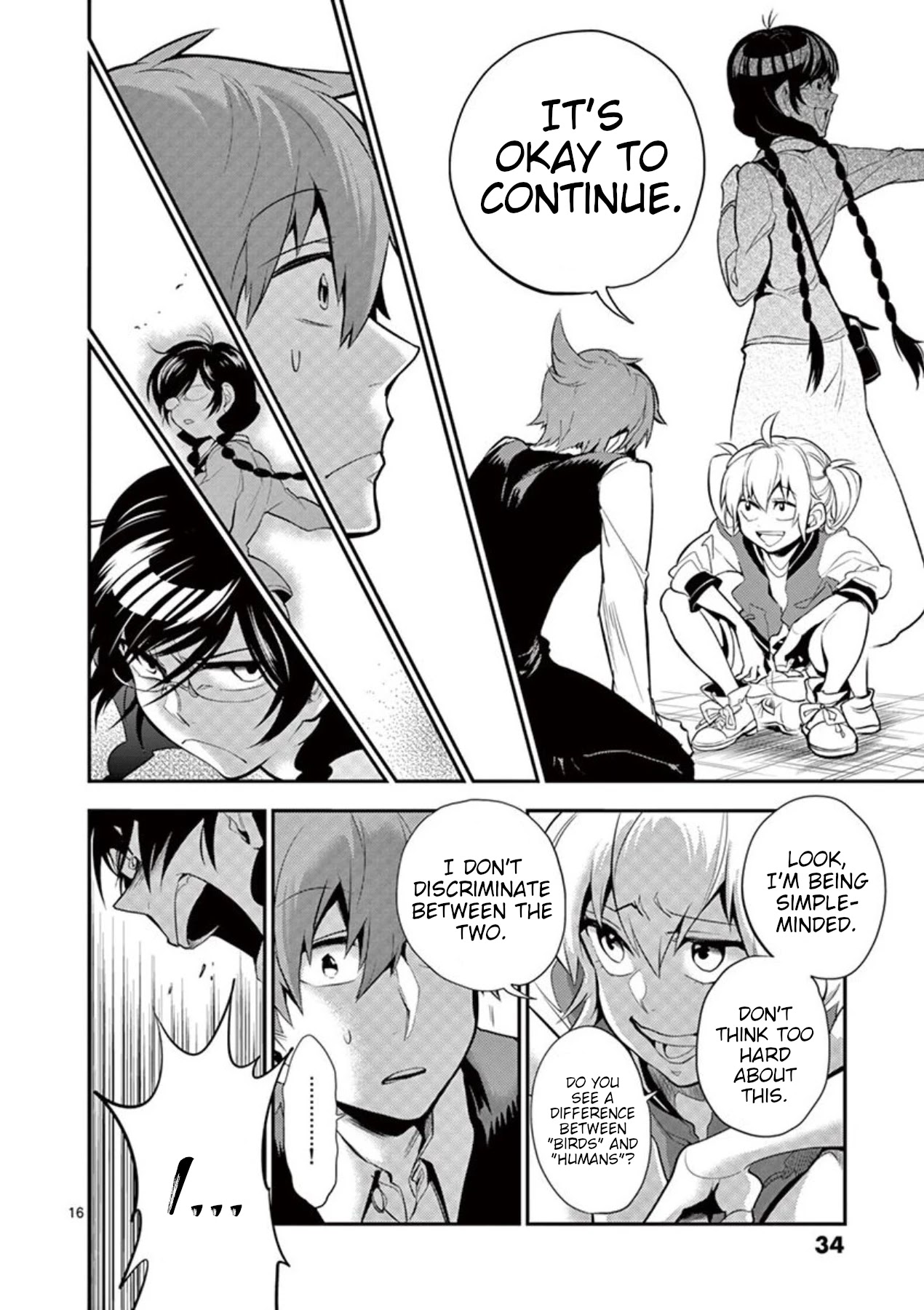 Moukin-chan Chapter 27 page 16 - Chapter 27: 27th Feather: Lost