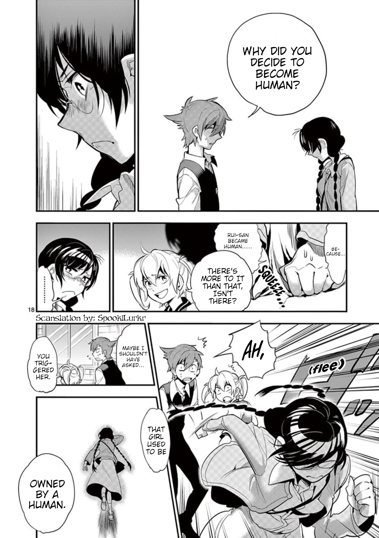 Moukin-chan Chapter 27 page 18 - Chapter 27: 27th Feather: Lost