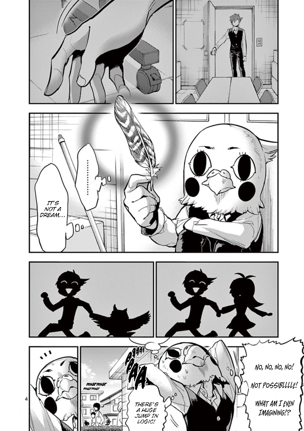 Moukin-chan Chapter 27 page 4 - Chapter 27: 27th Feather: Lost