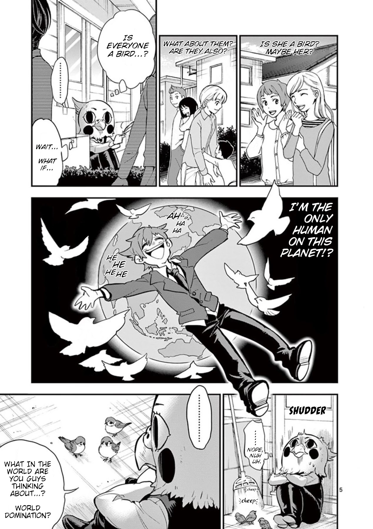 Moukin-chan Chapter 27 page 5 - Chapter 27: 27th Feather: Lost