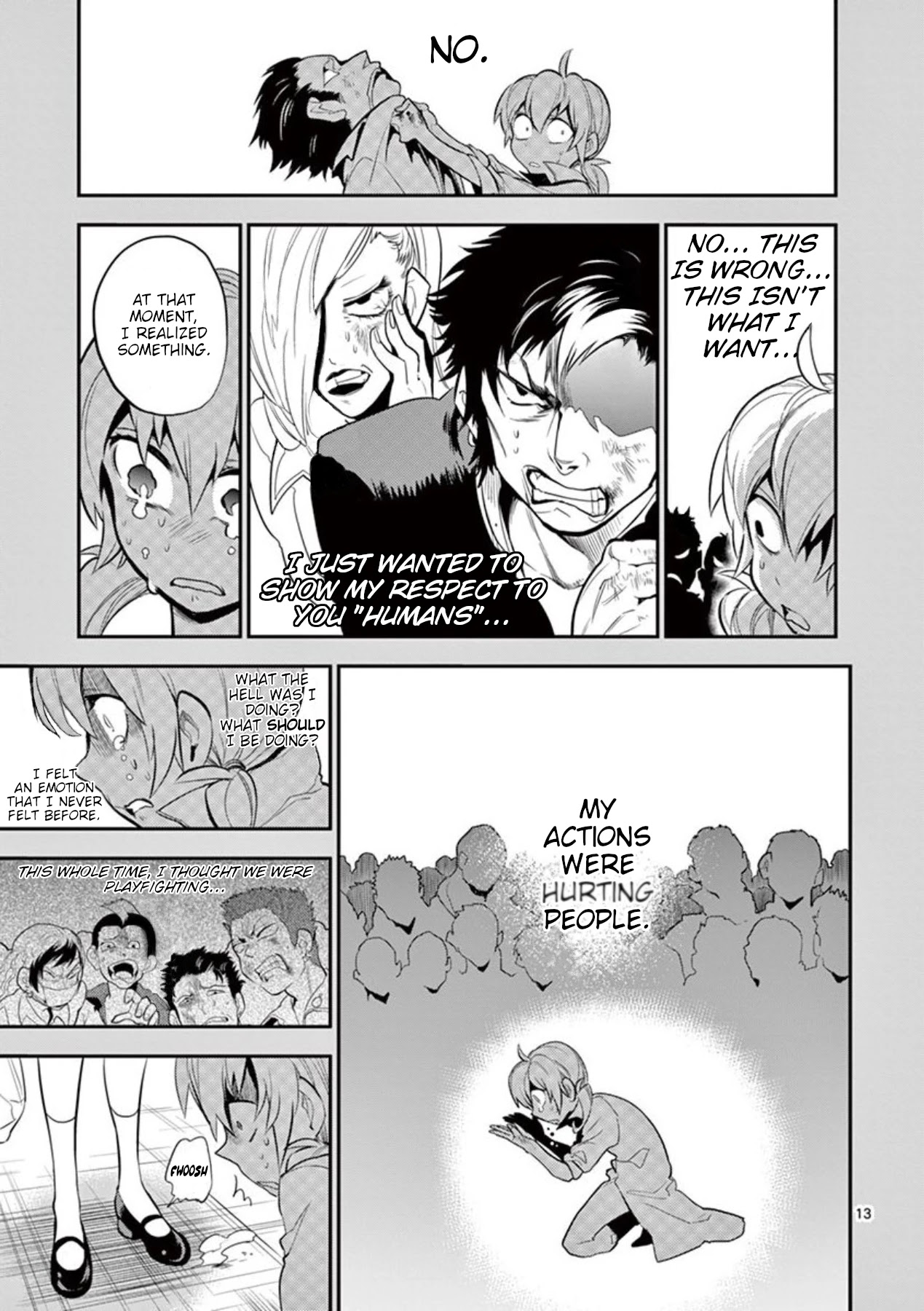 Moukin-chan Chapter 28 page 13 - Chapter 28: 28th Feather: Their Past