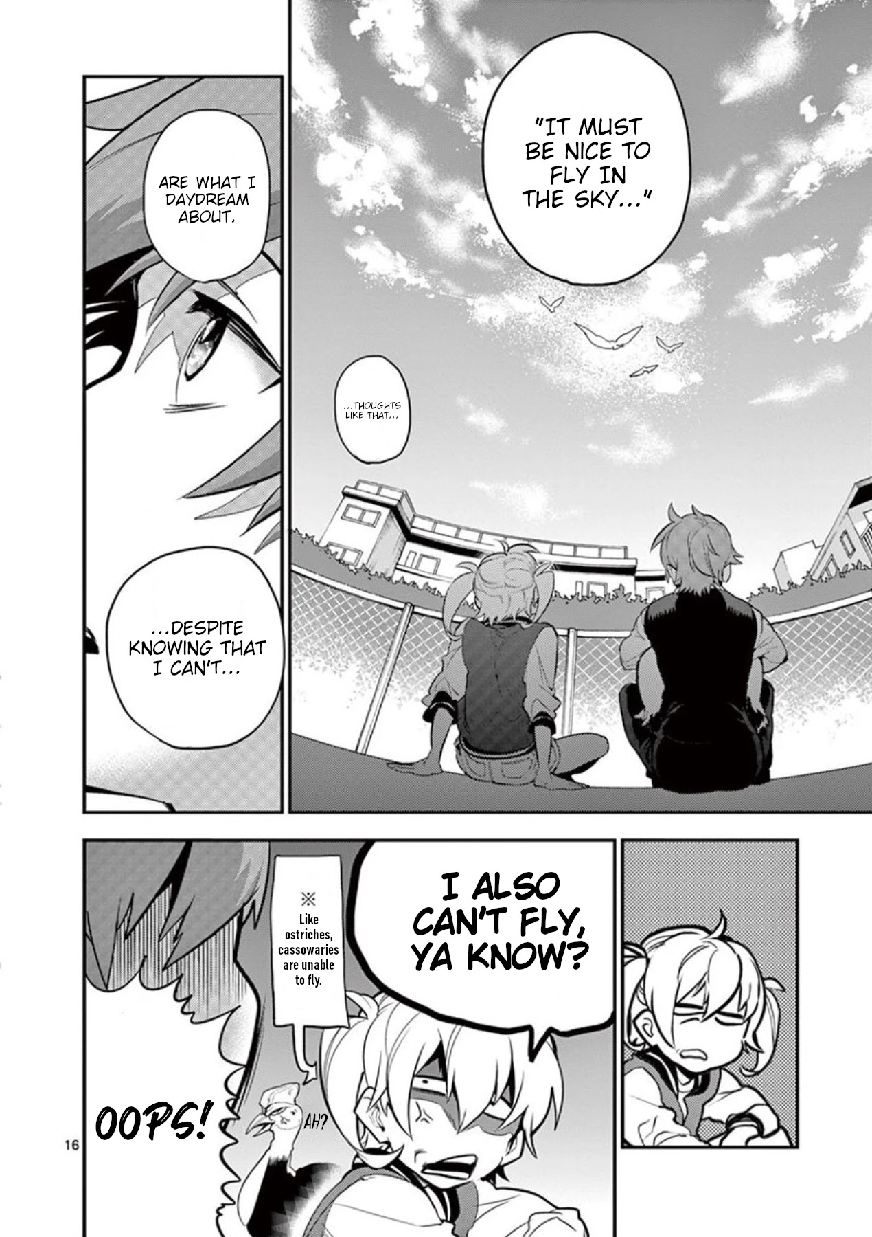 Moukin-chan Chapter 28 page 16 - Chapter 28: 28th Feather: Their Past
