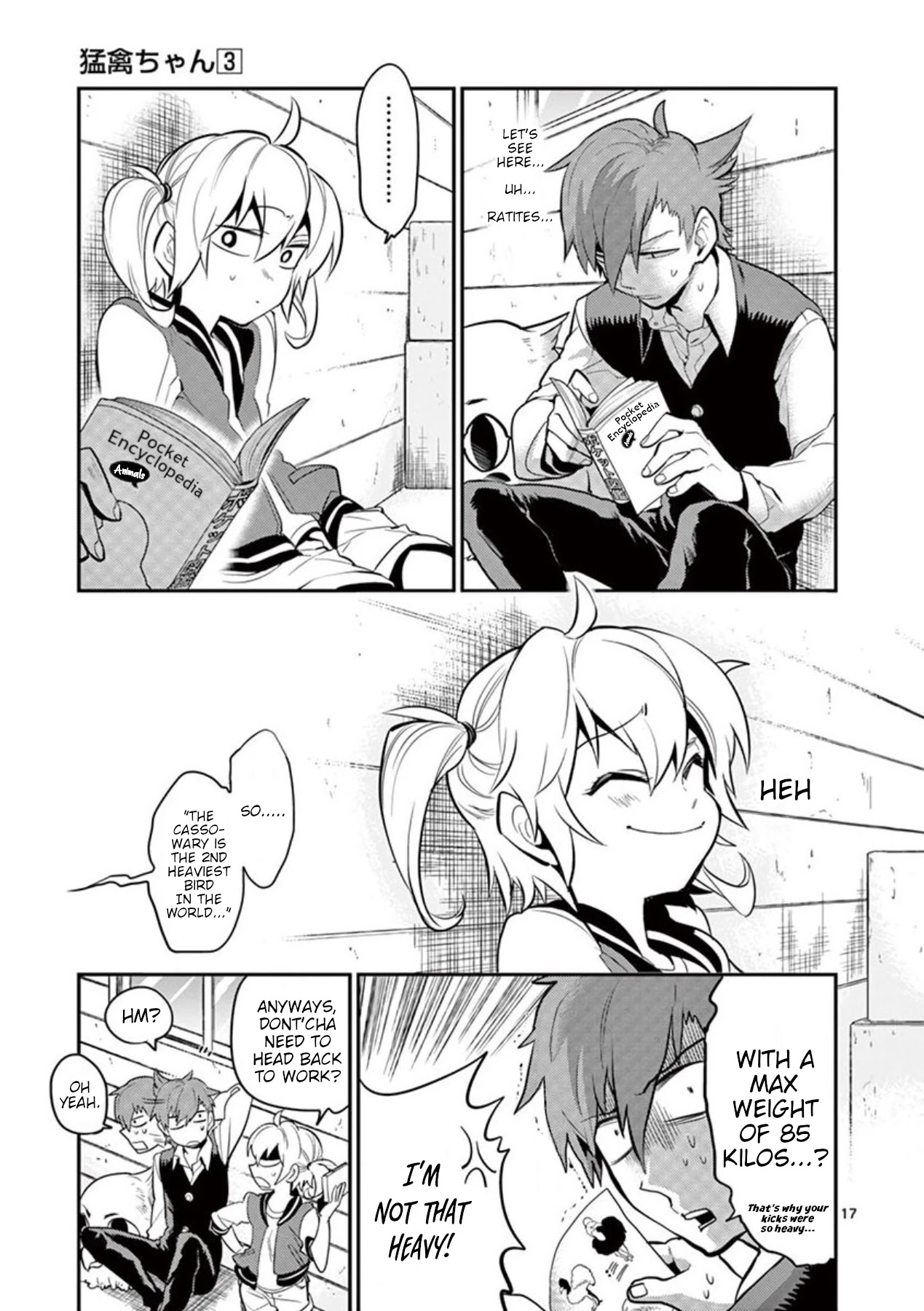 Moukin-chan Chapter 28 page 17 - Chapter 28: 28th Feather: Their Past