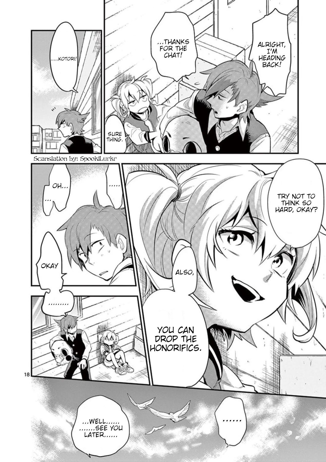 Moukin-chan Chapter 28 page 18 - Chapter 28: 28th Feather: Their Past