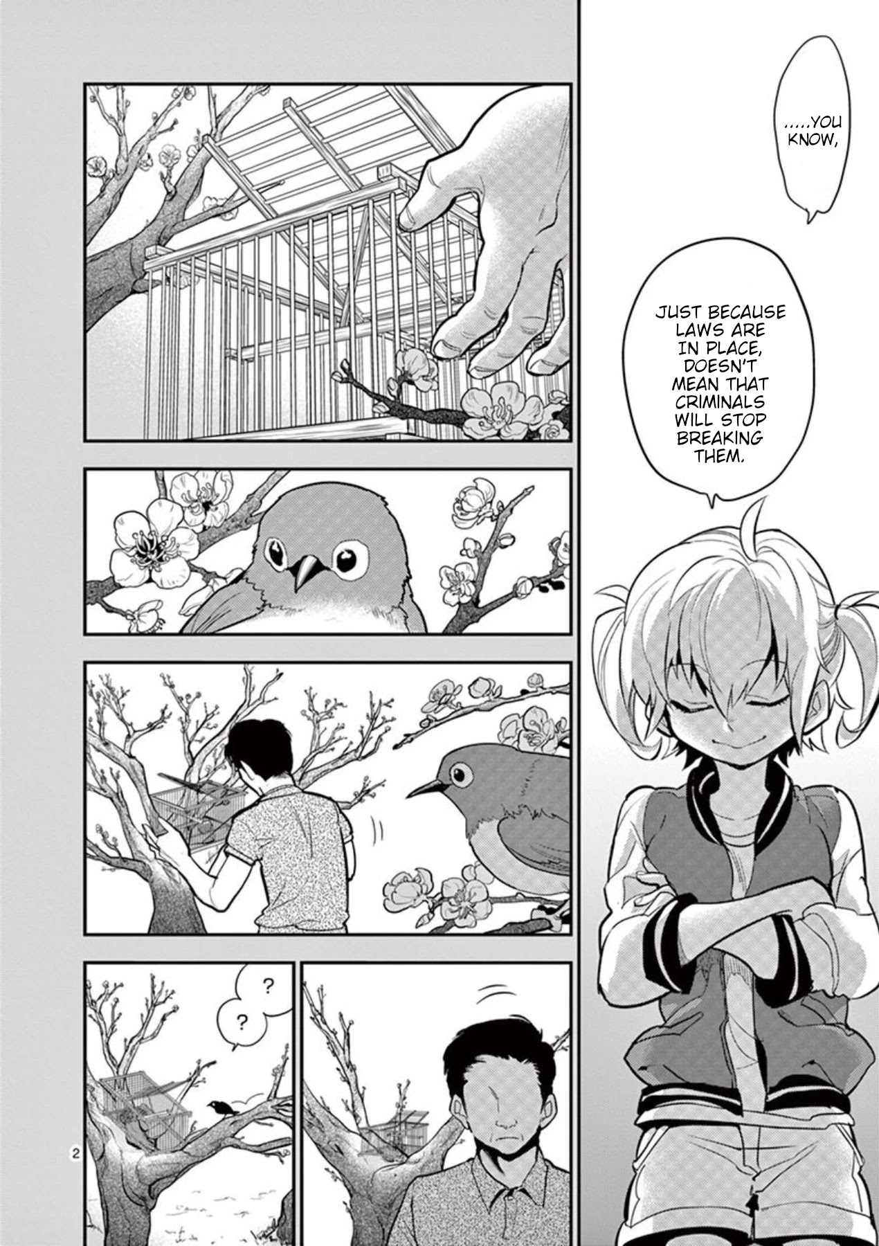 Moukin-chan Chapter 28 page 2 - Chapter 28: 28th Feather: Their Past