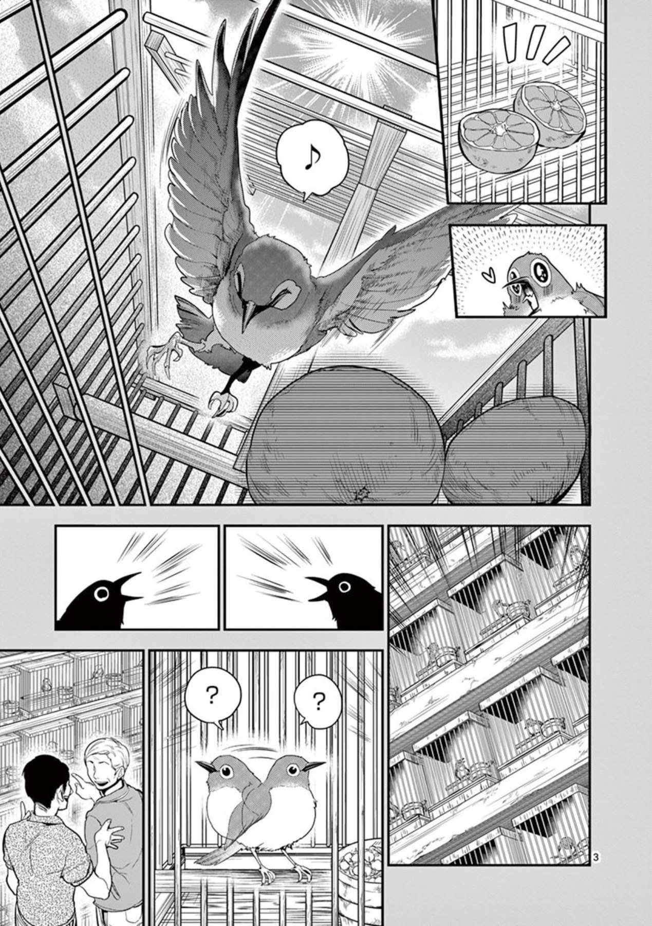 Moukin-chan Chapter 28 page 3 - Chapter 28: 28th Feather: Their Past