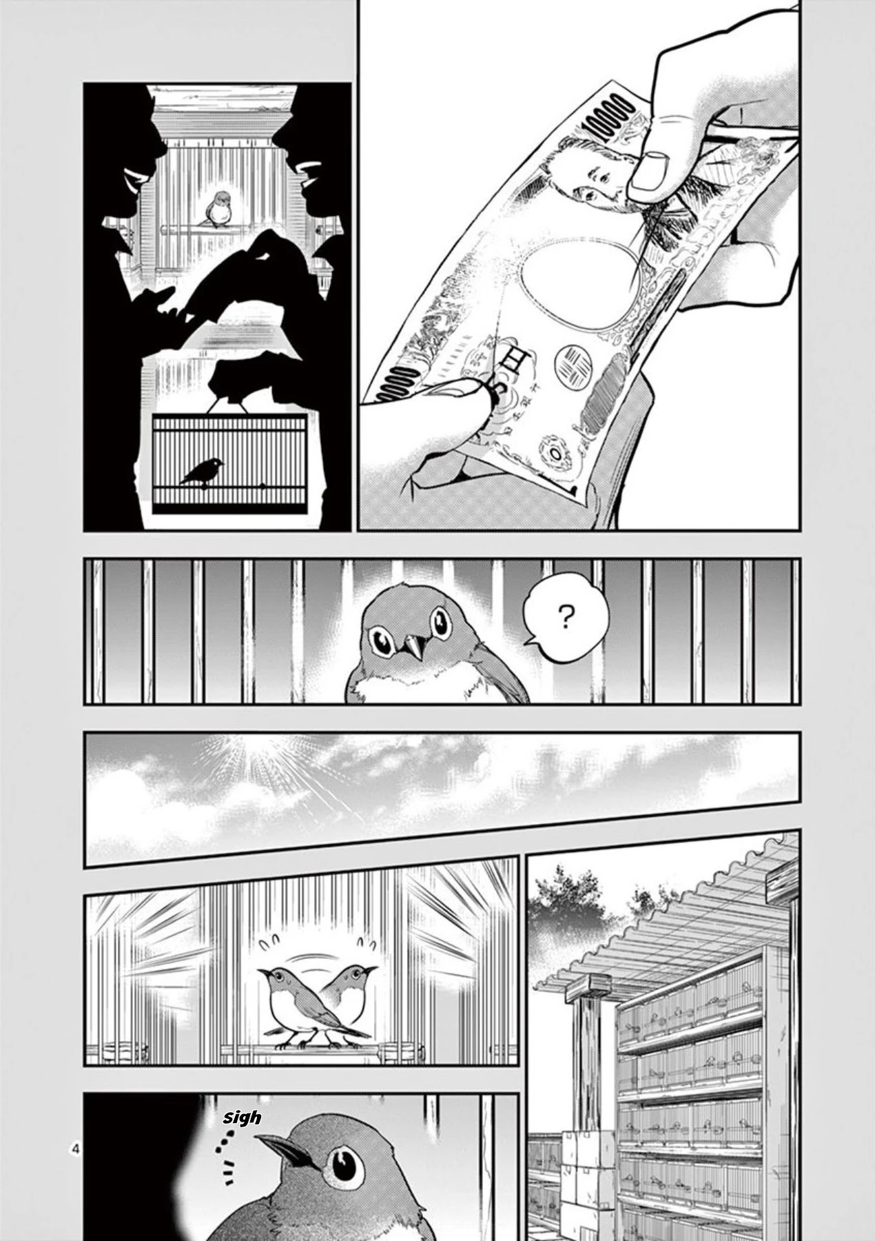 Moukin-chan Chapter 28 page 4 - Chapter 28: 28th Feather: Their Past