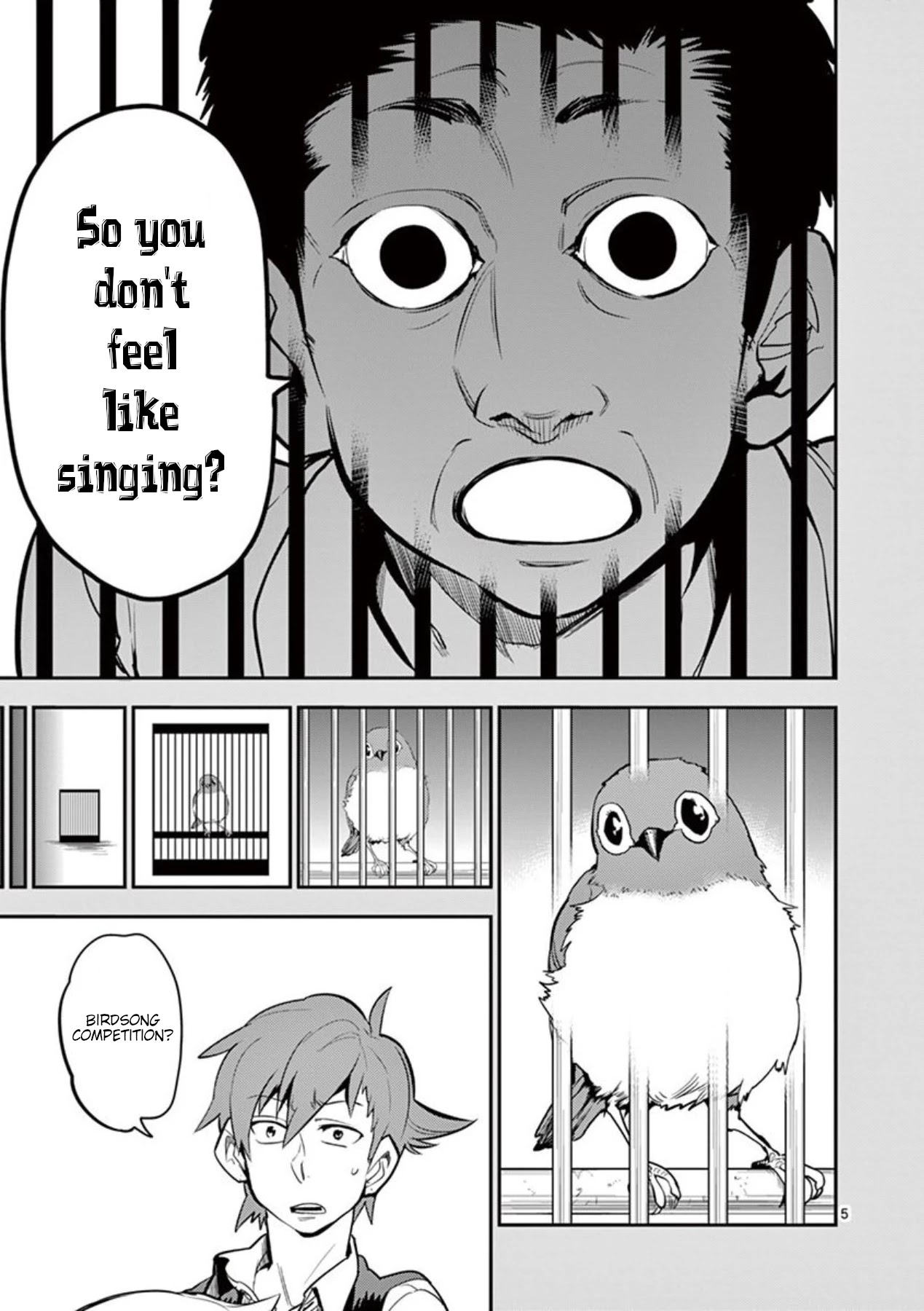 Moukin-chan Chapter 28 page 5 - Chapter 28: 28th Feather: Their Past