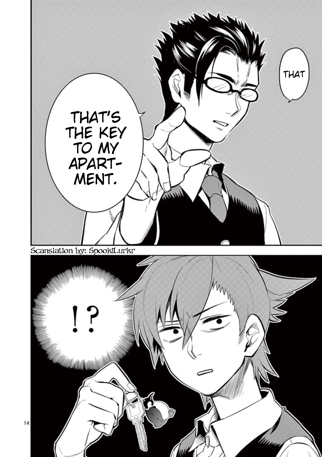 Moukin-chan Chapter 29 page 14 - Chapter 29: 29th Feather: Manager and Kotori-kun