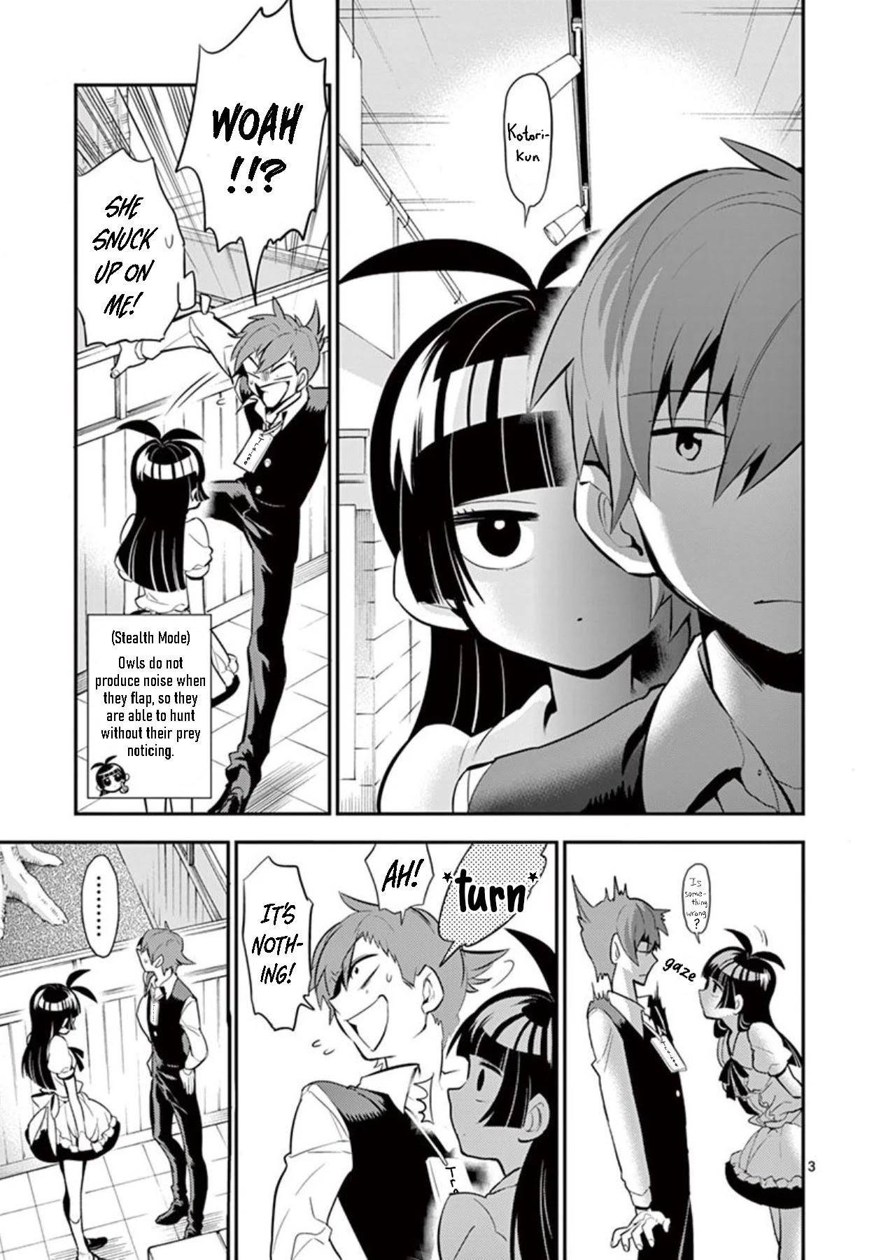 Moukin-chan Chapter 29 page 3 - Chapter 29: 29th Feather: Manager and Kotori-kun