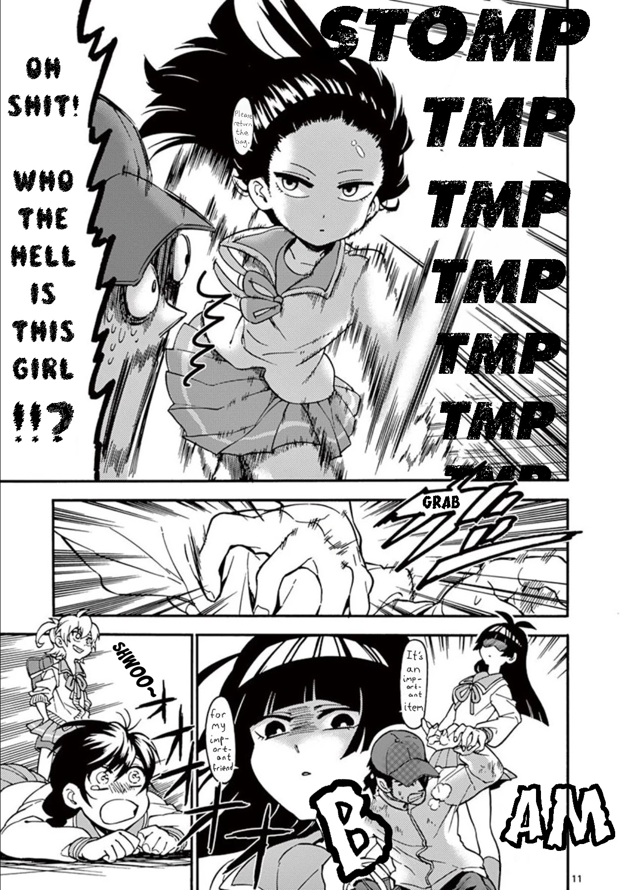 Moukin-chan Chapter 3 page 11 - Chapter 3: 3rd Feather: Friends