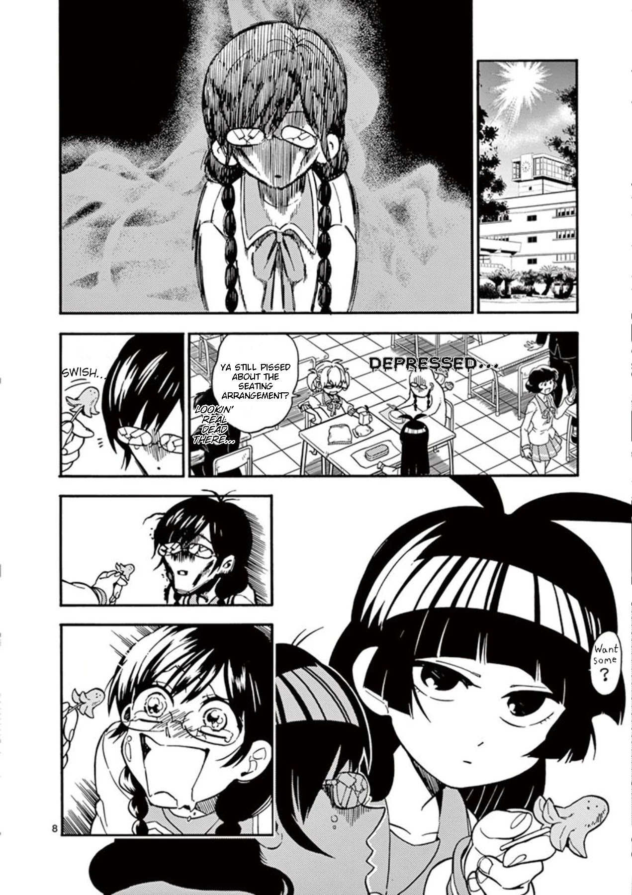 Moukin-chan Chapter 3 page 8 - Chapter 3: 3rd Feather: Friends