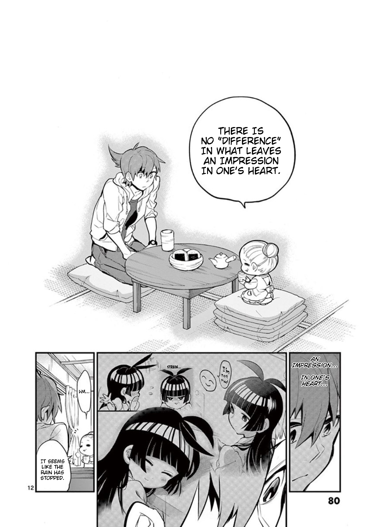 Moukin-chan Chapter 30 page 12 - Chapter 30: 30th Feather: Rainbow