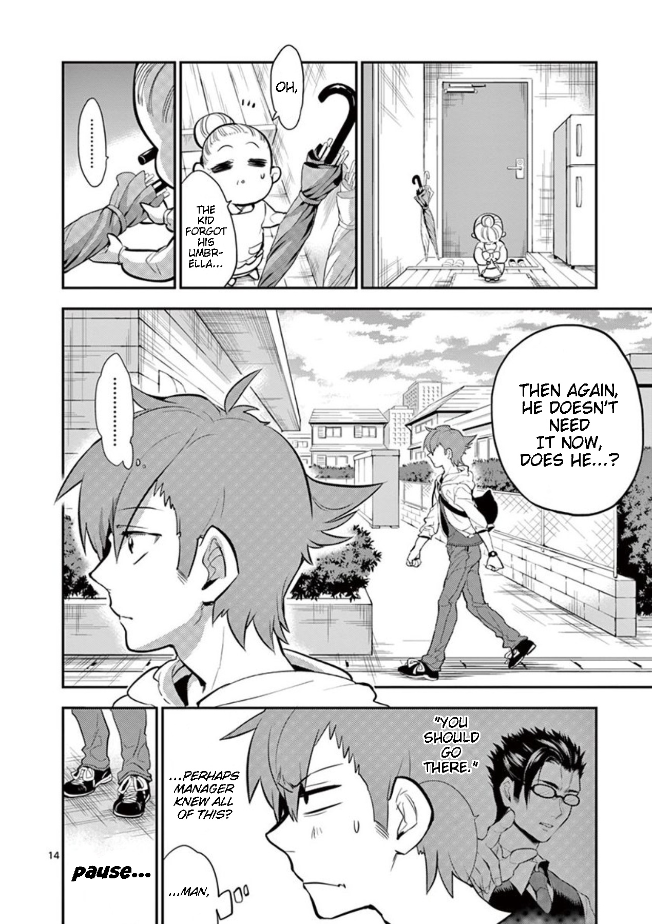 Moukin-chan Chapter 30 page 14 - Chapter 30: 30th Feather: Rainbow