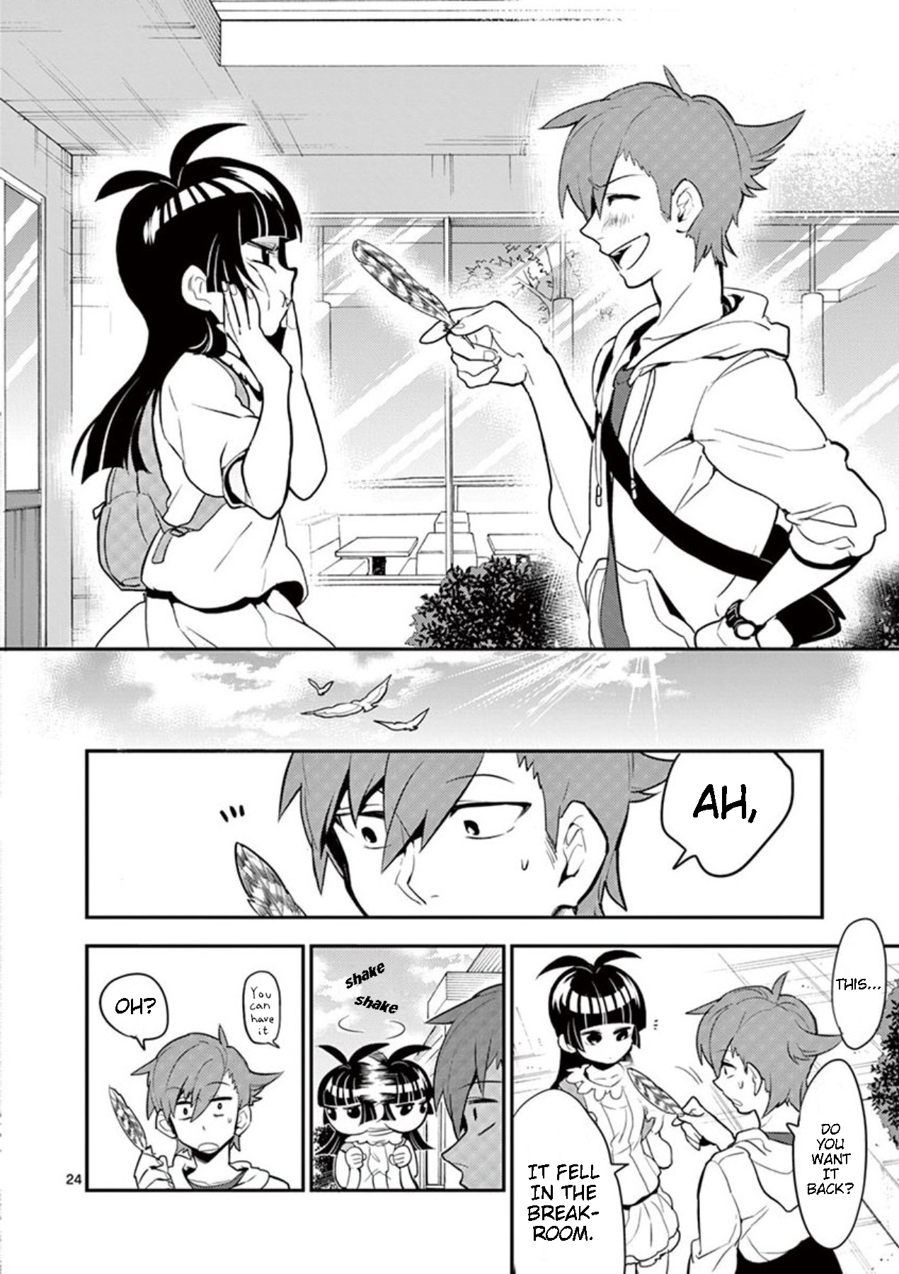 Moukin-chan Chapter 30 page 24 - Chapter 30: 30th Feather: Rainbow